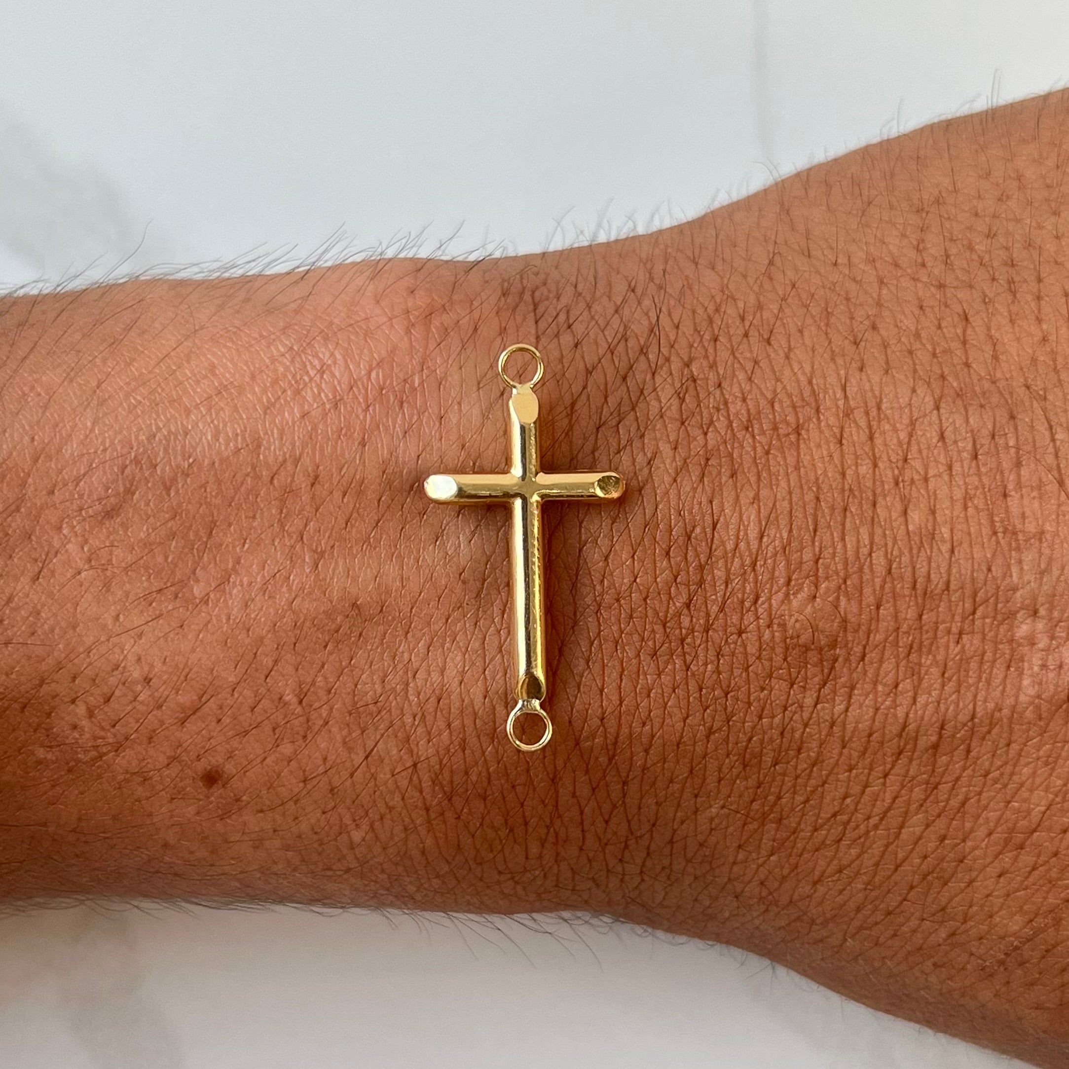 HERRAJE CRUZ ORO AMARILLO 18K 0,81 GR / 3,2 CM