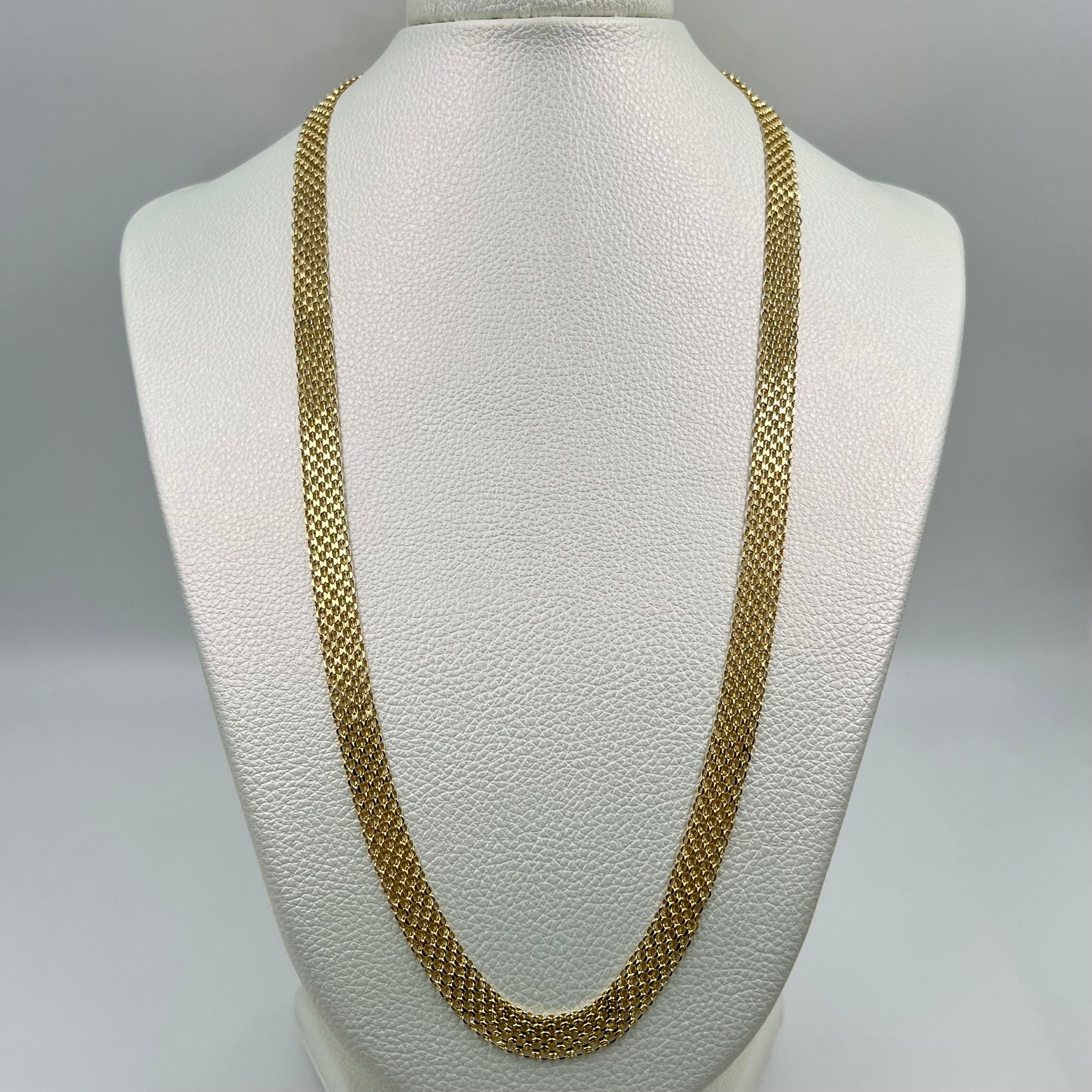 CADENA ITALY CHINA ORO AMARILLO 18K +1 / 11 GR / 8 MM / 60 CM