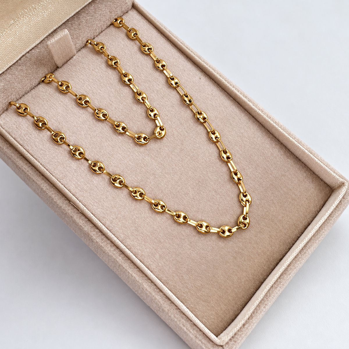CADENA BABY GC REAZA ITALY ORO AMARILLO 18K +1 / 5,47 GR / 3 MM / 51 CM