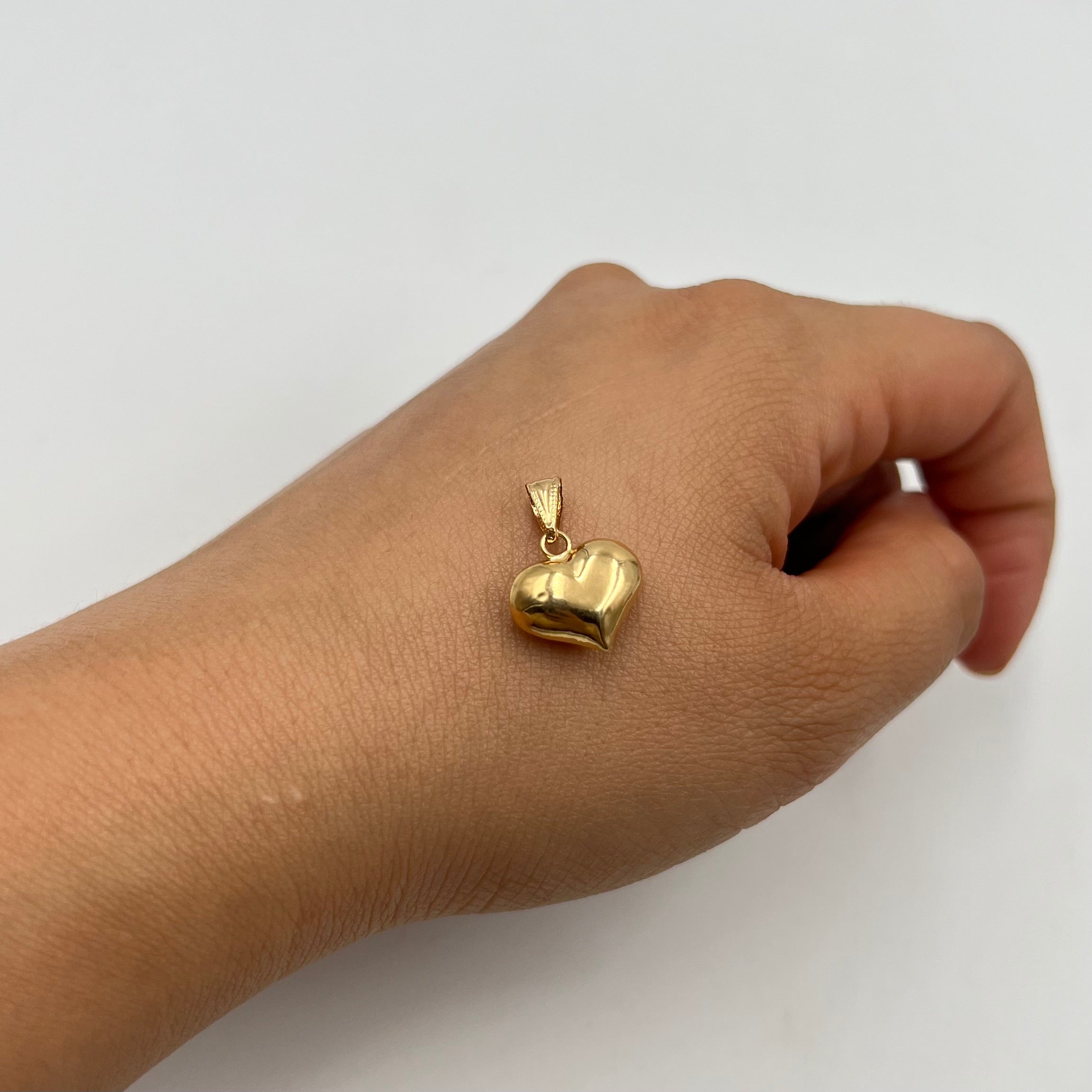 DIJE CORAZON ORO AMARILLO 18K 0,87 GR / 1,3 MM / 1,3 CM