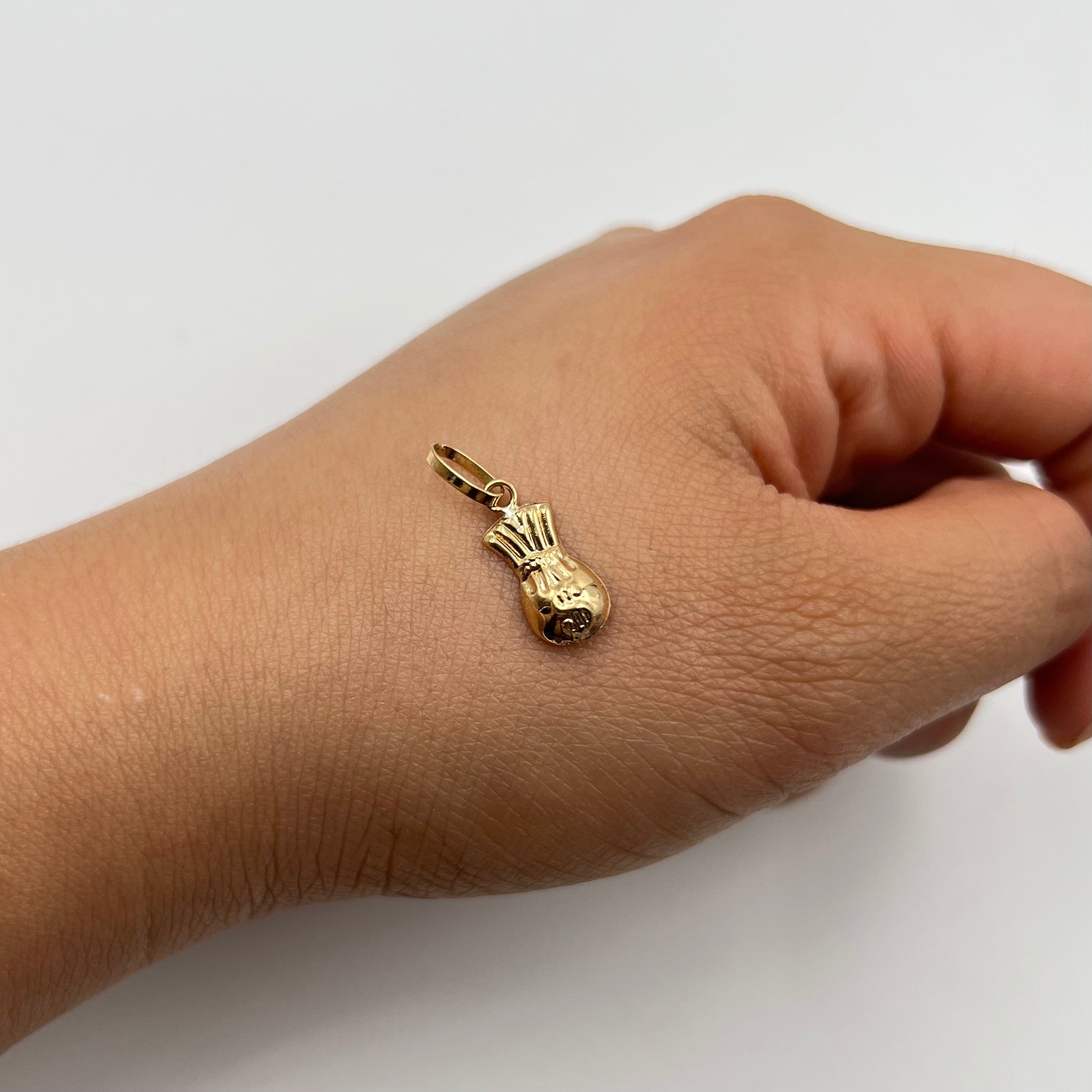 DIJE BOLSA DINERO ORO AMARILLO 18K 0,40 GR / 6,45 MM / 1,5 CM