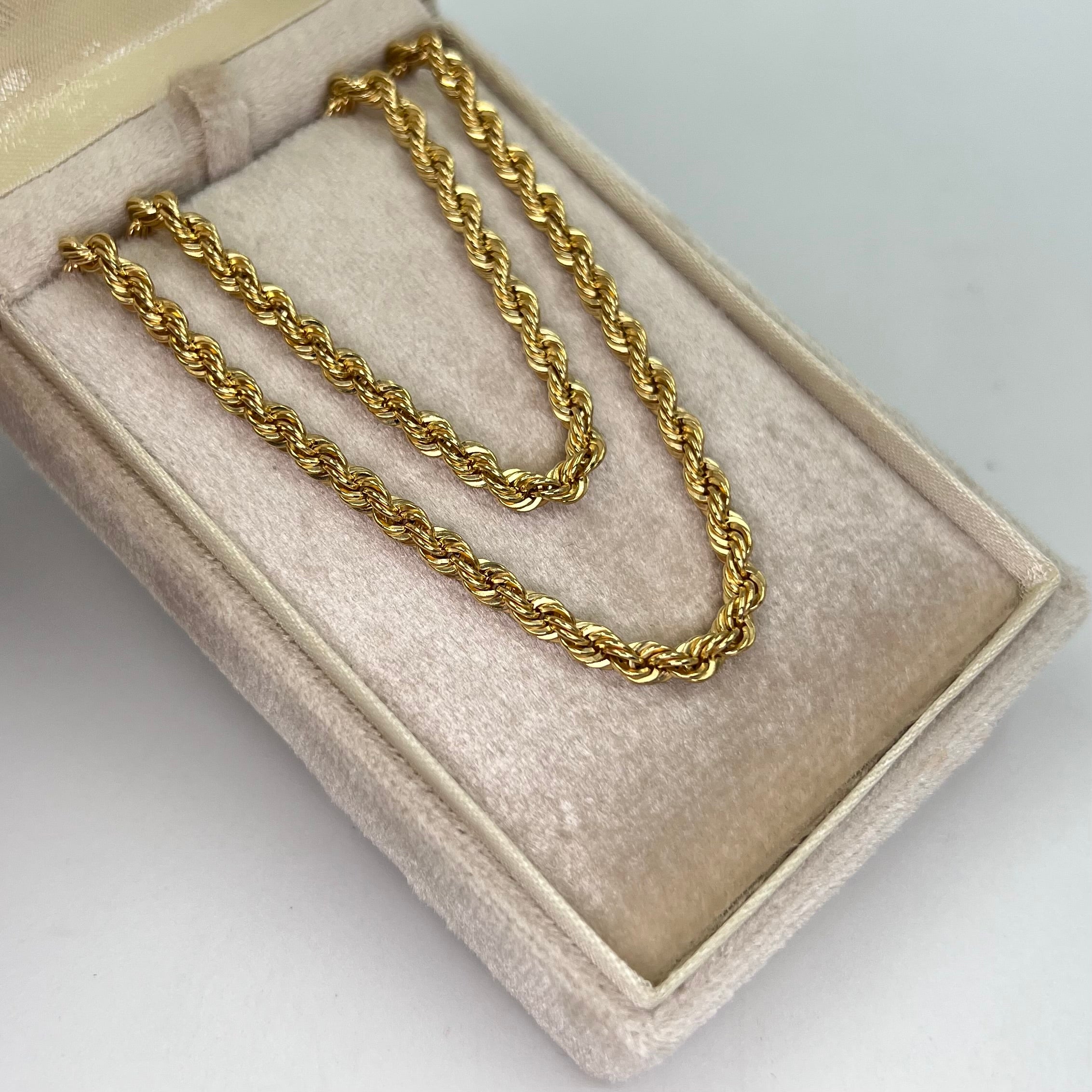 CADENA ITALY LAZO ORO AMARILLO 18K 10,88 GR / 3,84 MM / 60 CM