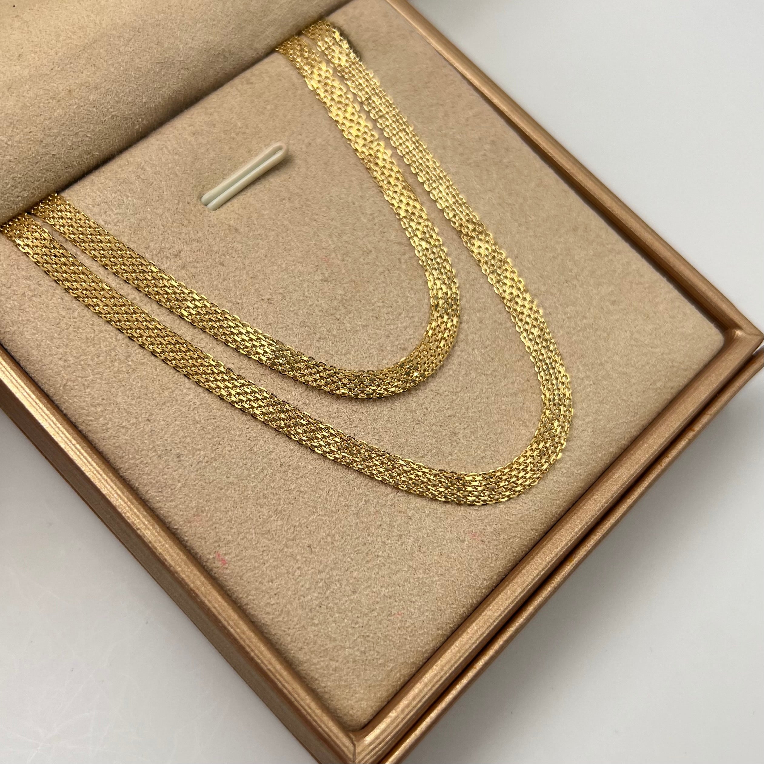 CADENA ITALY CHINA ORO AMARILLO 18K +3 / 8,4 GR / 4,2 MM / 60 CM