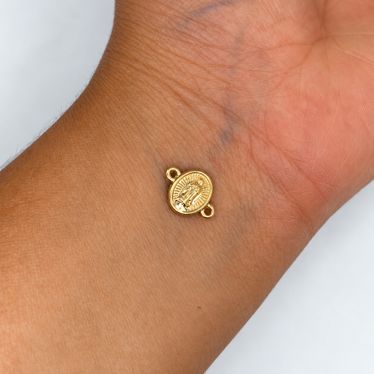 HERRAJE VIRGEN DE GUADALUPE ORO AMARILLO 18K 0,44 GR / 1 CM