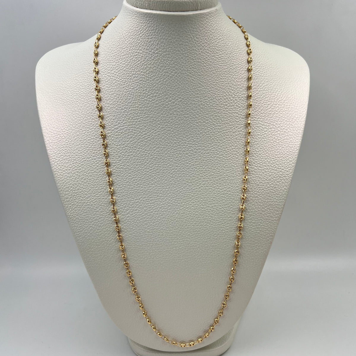 CADENA BABY GC DIAMANTADO REAZA ITALY ORO AMARILLO 18K +1 / 6,58 GR / 3 MM / 62 CM