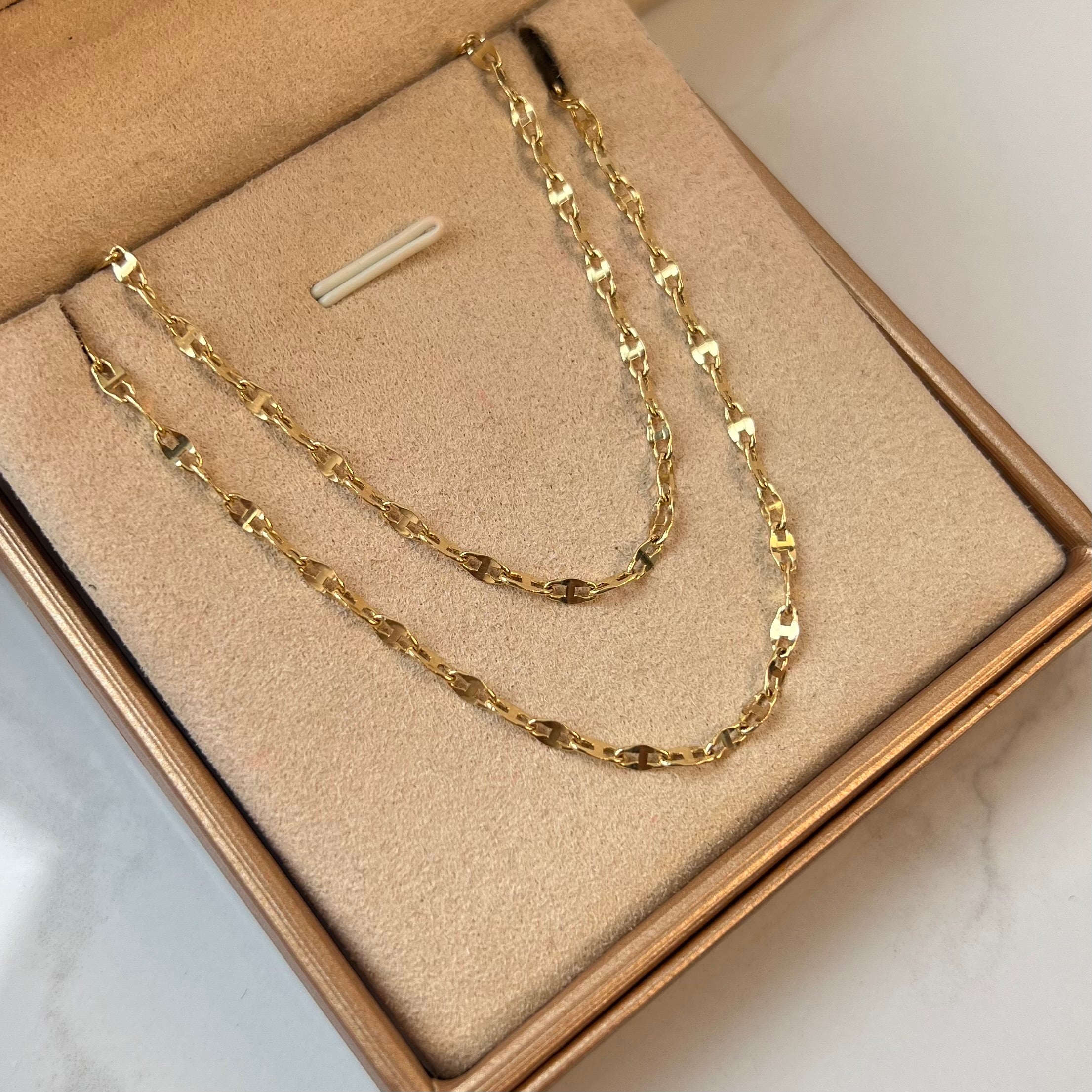 CADENA ITALY GC ORO AMARILLO 18K +3 / 2,32 GR / 2,6 MM / 45 CM