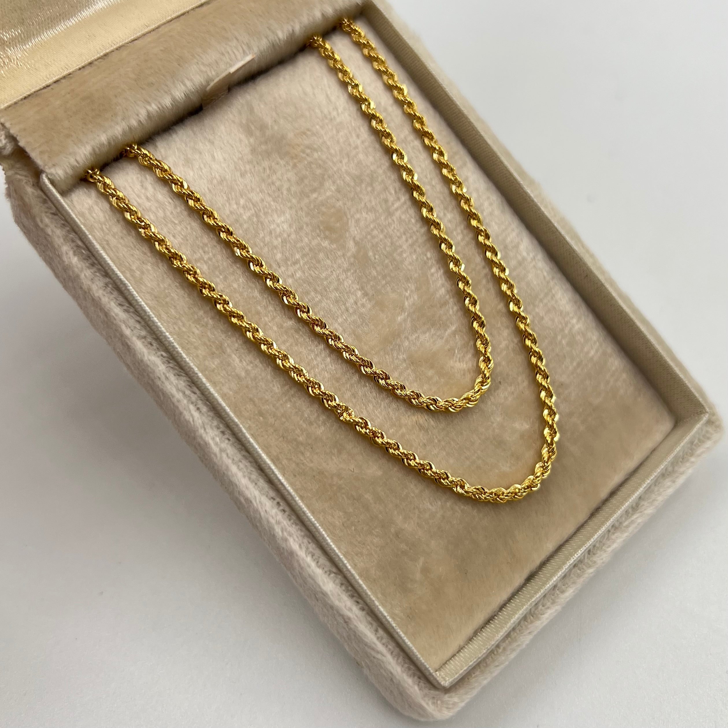 CADENA ITALY LAZO  ORO AMARILLO 18K +3 / 3,19 GR / 2,1 MM / 60 CM