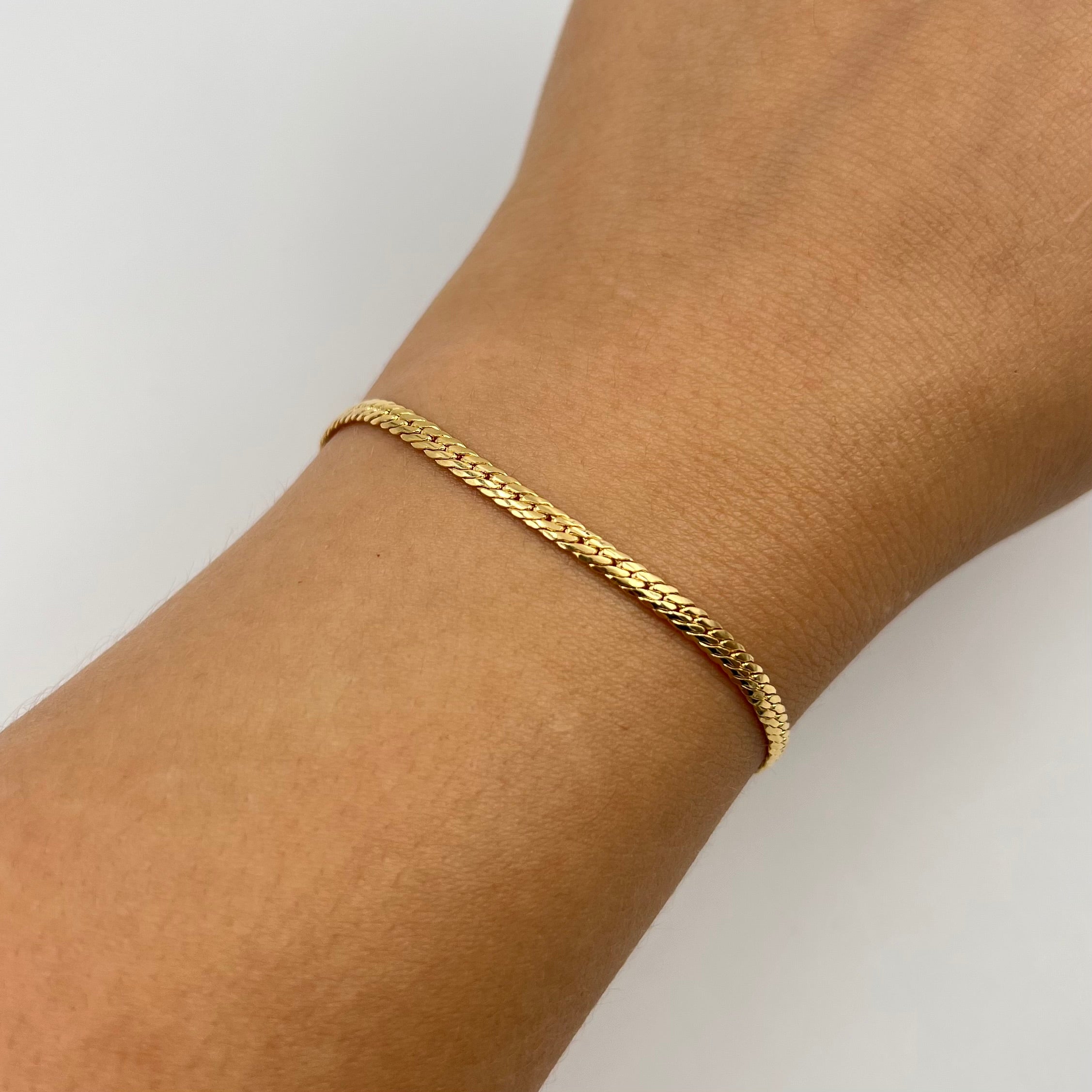 PULSO ITALY SERPIENTE ORO AMARILLO 18K +3 / 2,66 GR / 2,8 MM / 19 CM