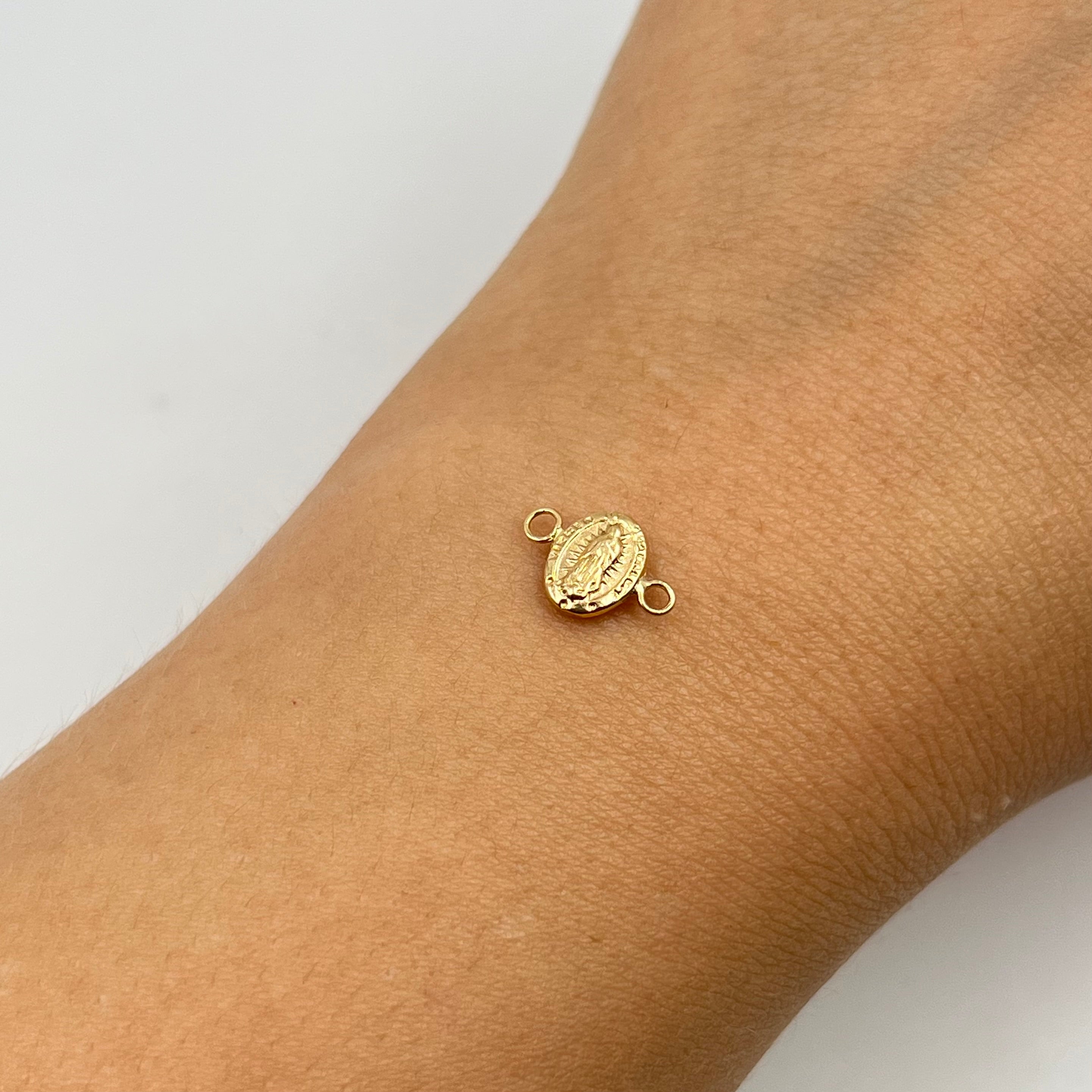 HERRAJE VIRGEN DE GUALUPE  ORO AMARILLO 18K 0,25 GR / 1,1 CM