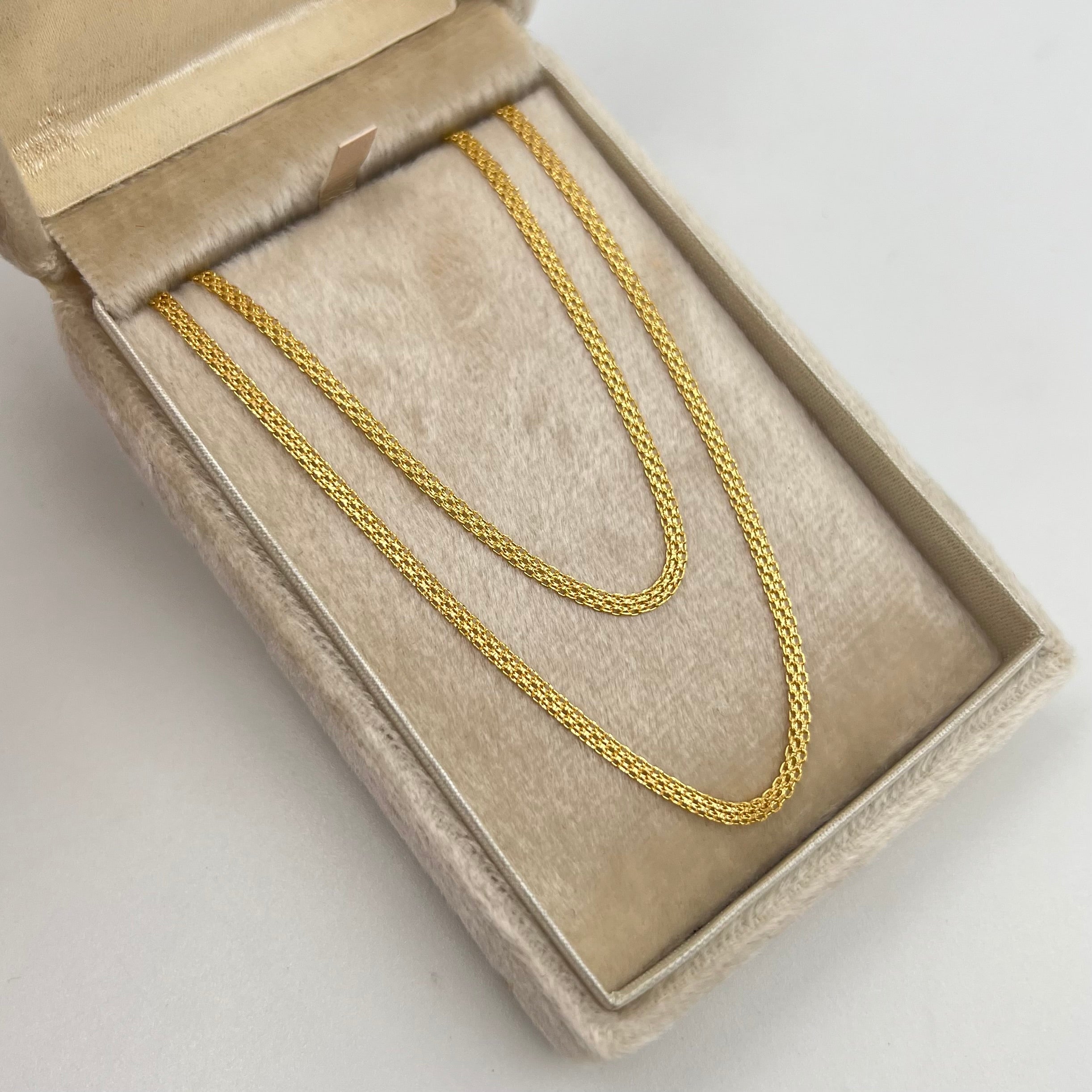 CADENA ITALY CHINA  ORO AMARILLO 18K +3 / 3,61 GR / 2,1 MM / 45 CM