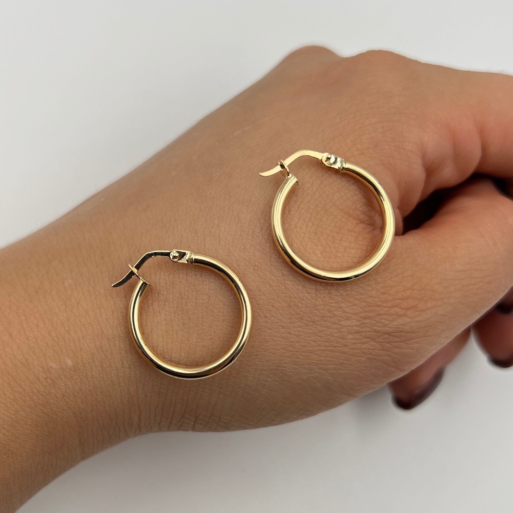 CANDONGA LISA ORO AMARILLO 18K 1,54 GR / 2 CM