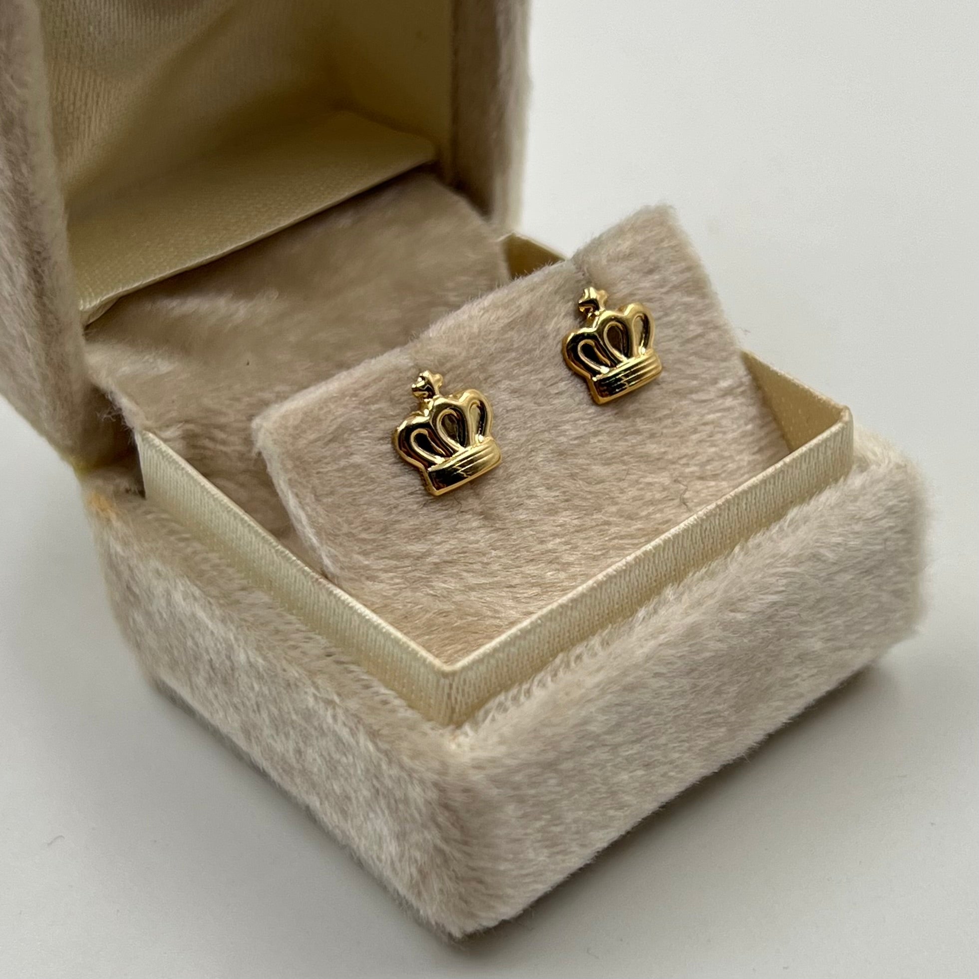 TOPOS CORONA  ORO AMARILLO 18K 0,65 GR / 7 MM