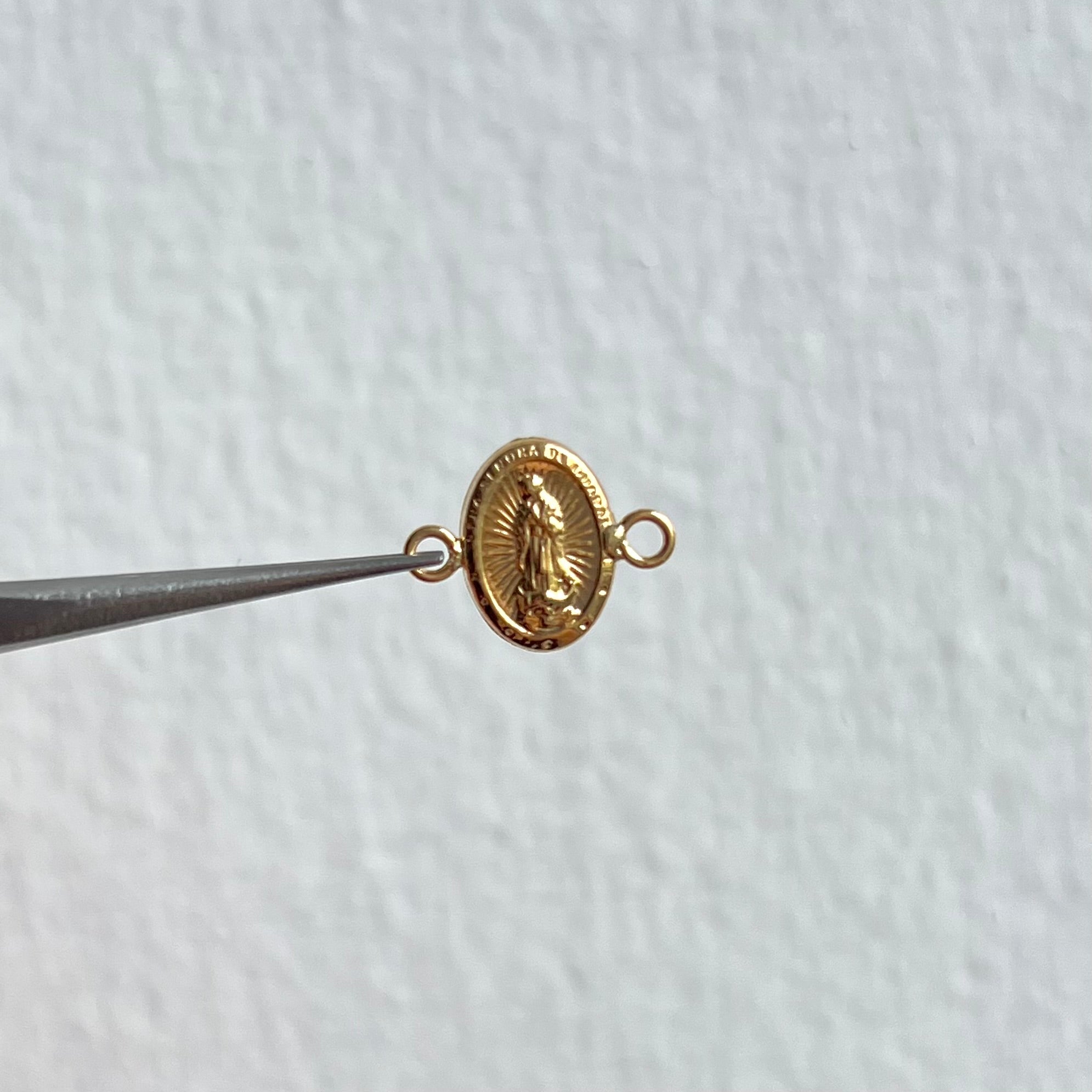 HERRAJE VIRGEN DE GUADALUPE ORO AMARILLO 18K 0,35 GR / 1,0 CM