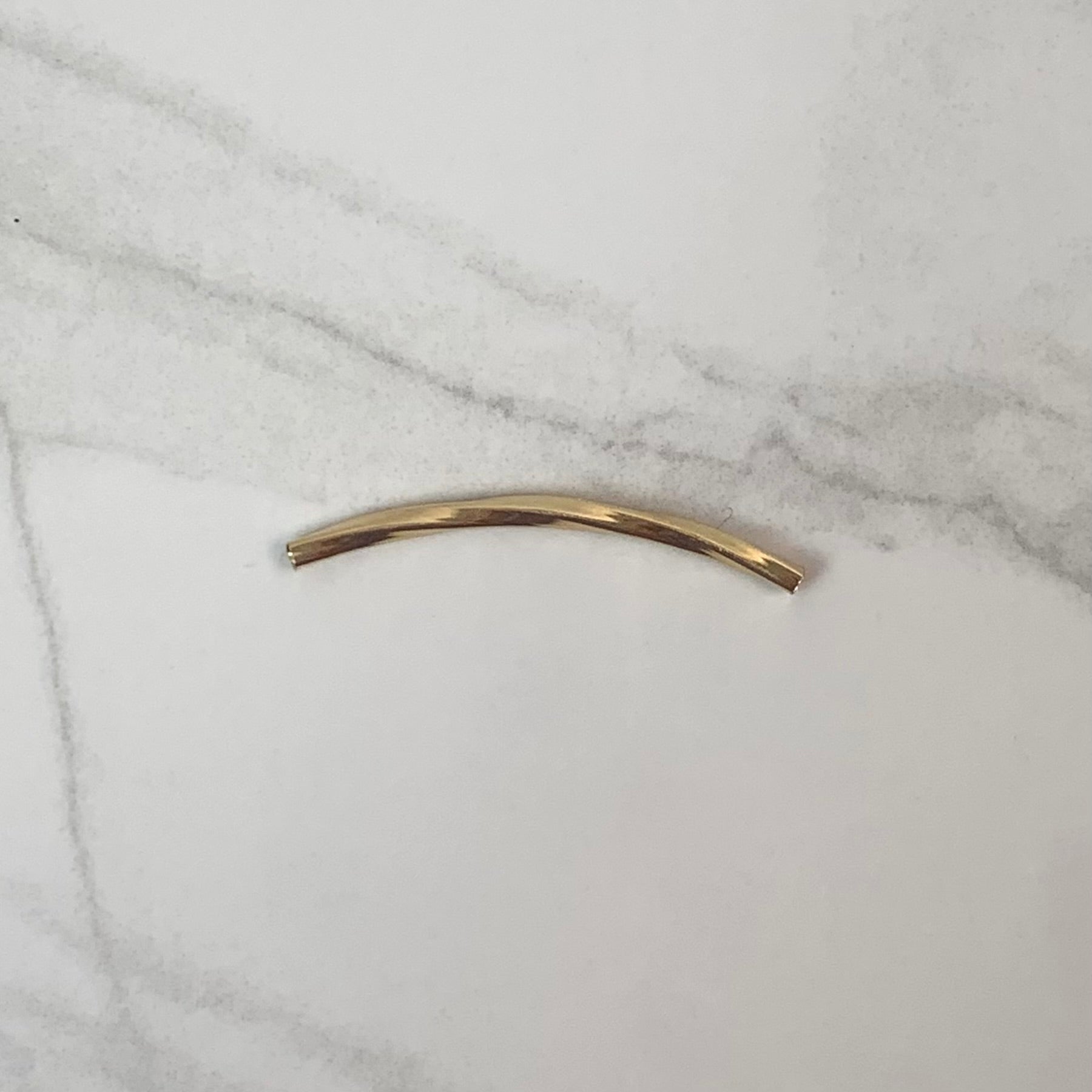 HERRAJE TUBO ENTORCHADO ORO AMARILLO 18K 0,25 GR / 31 CM