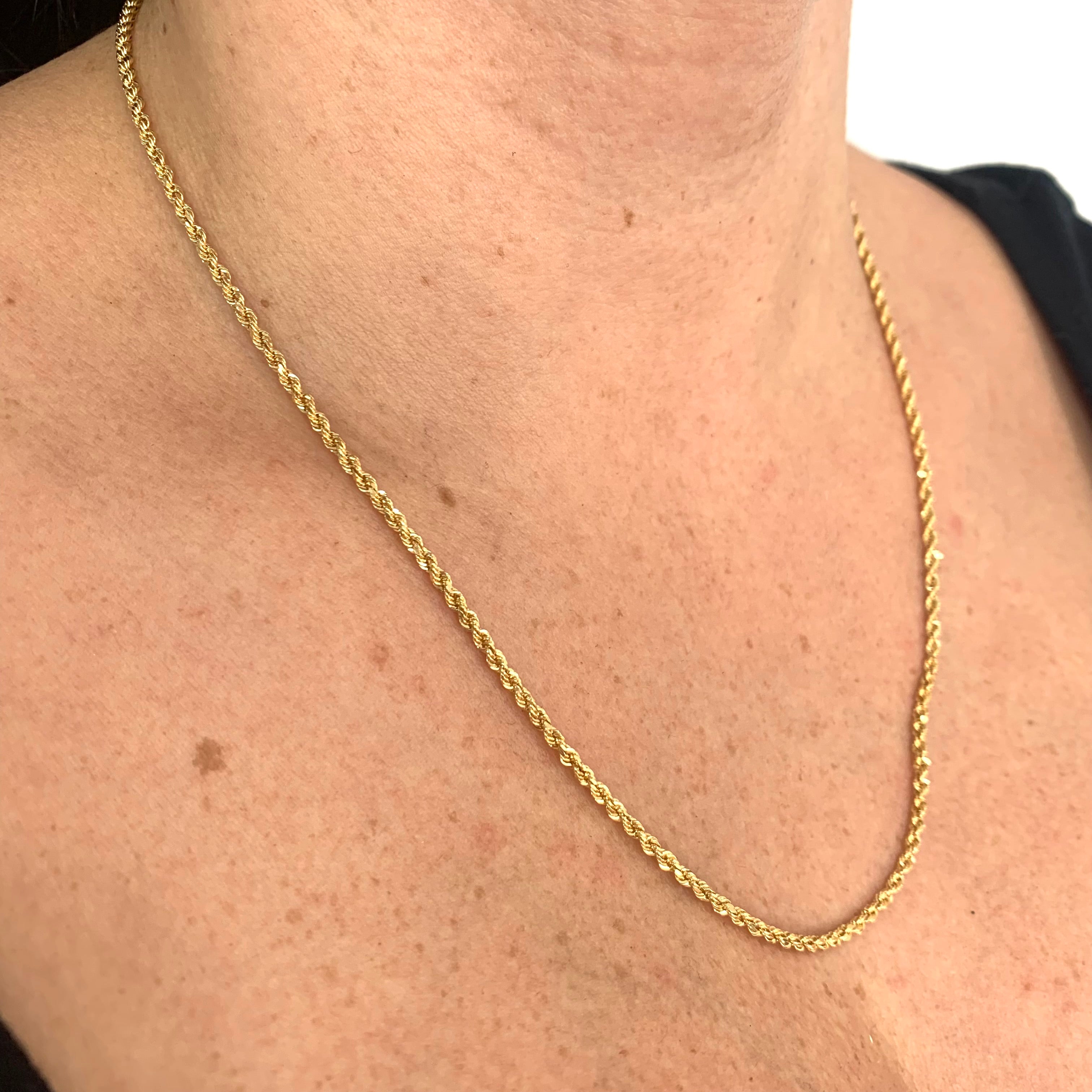 CADENA ITALY LAZO ORO AMARILLO 18K +1 / 3,2 GR / 2,2 MM / 50 CM