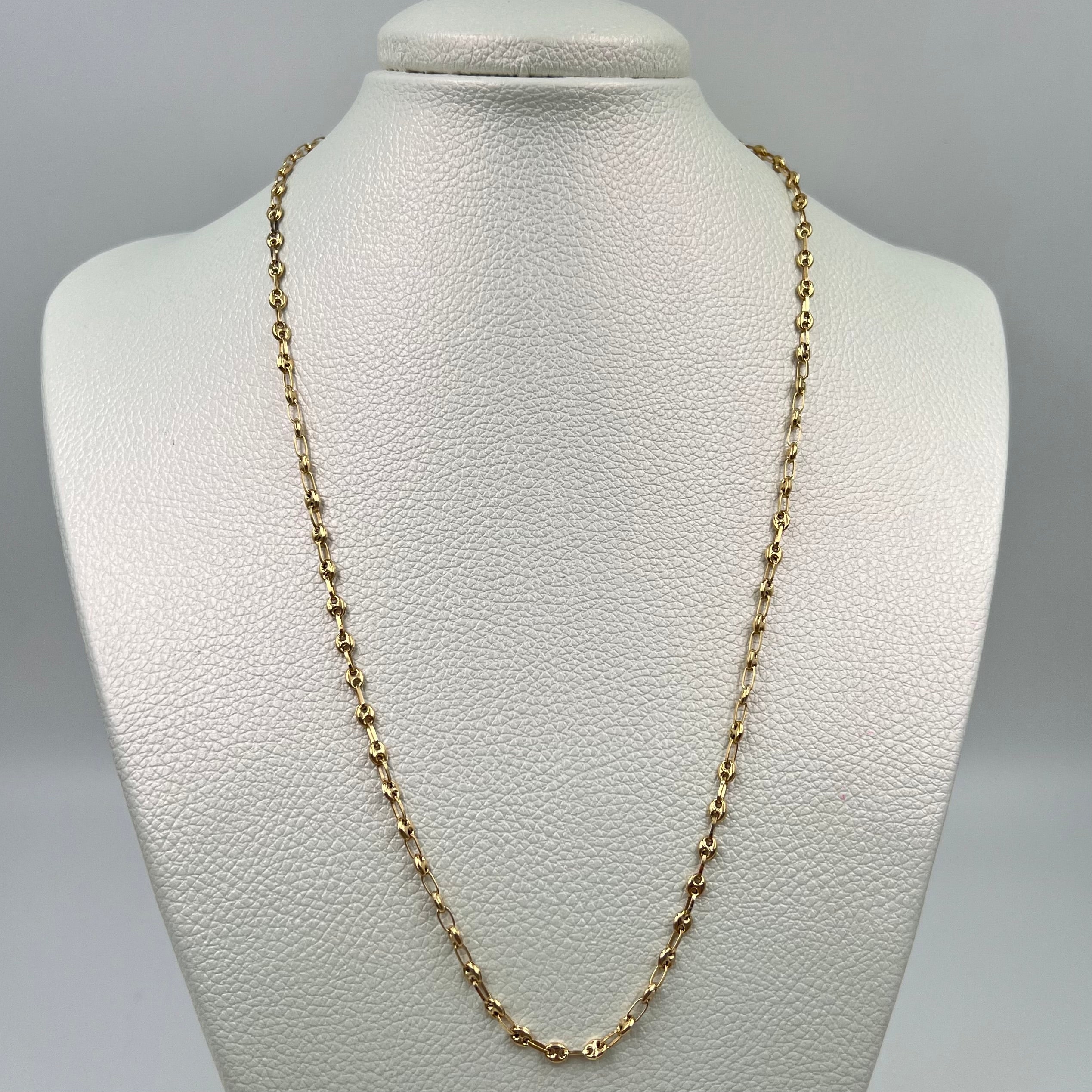 CADENA GC  REAZA ITALY ORO AMARILLO 18K 4,74 GR / 3 MM / 50 CM