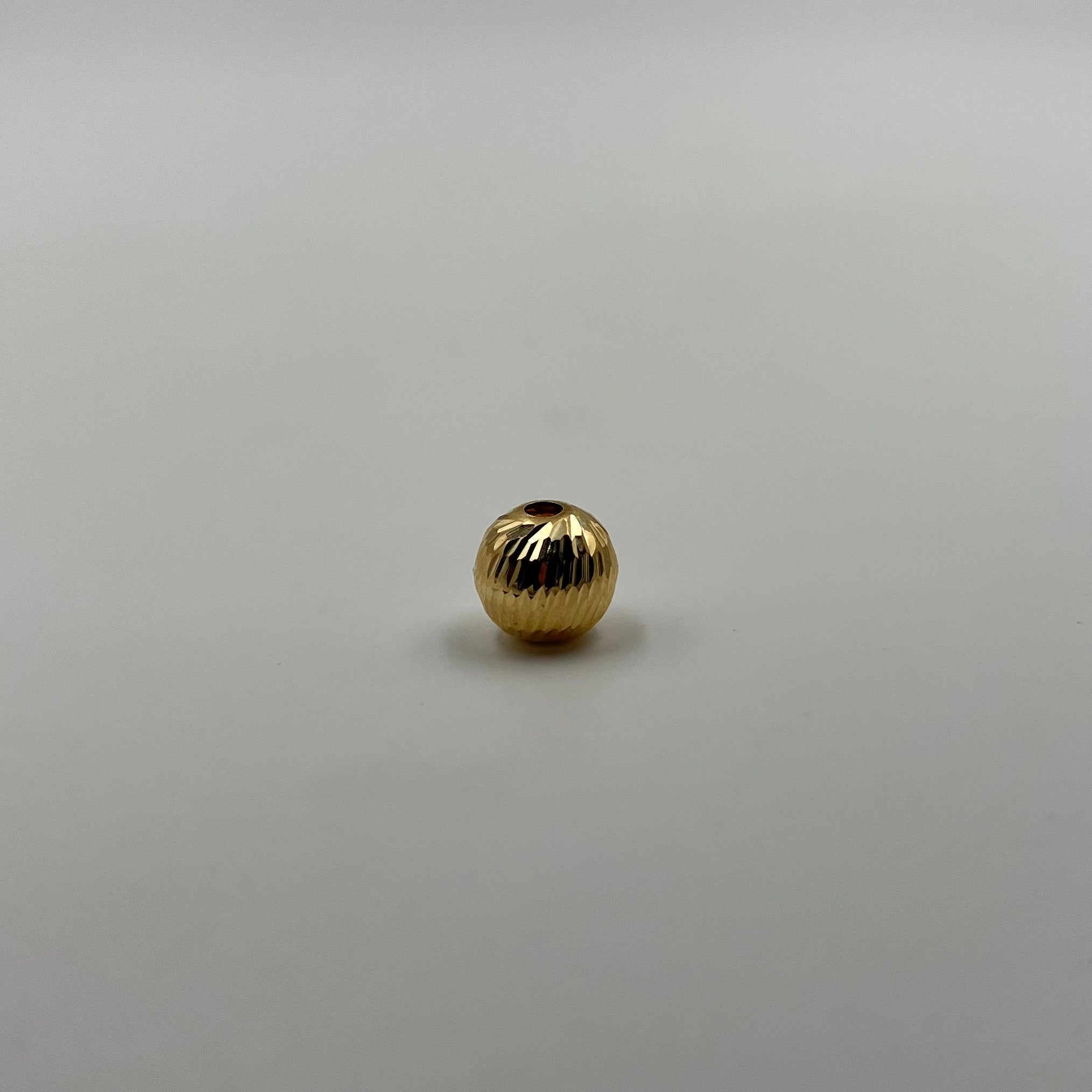 BOLA DIAMANTADA 10MM /NAC ORO AMARILLO