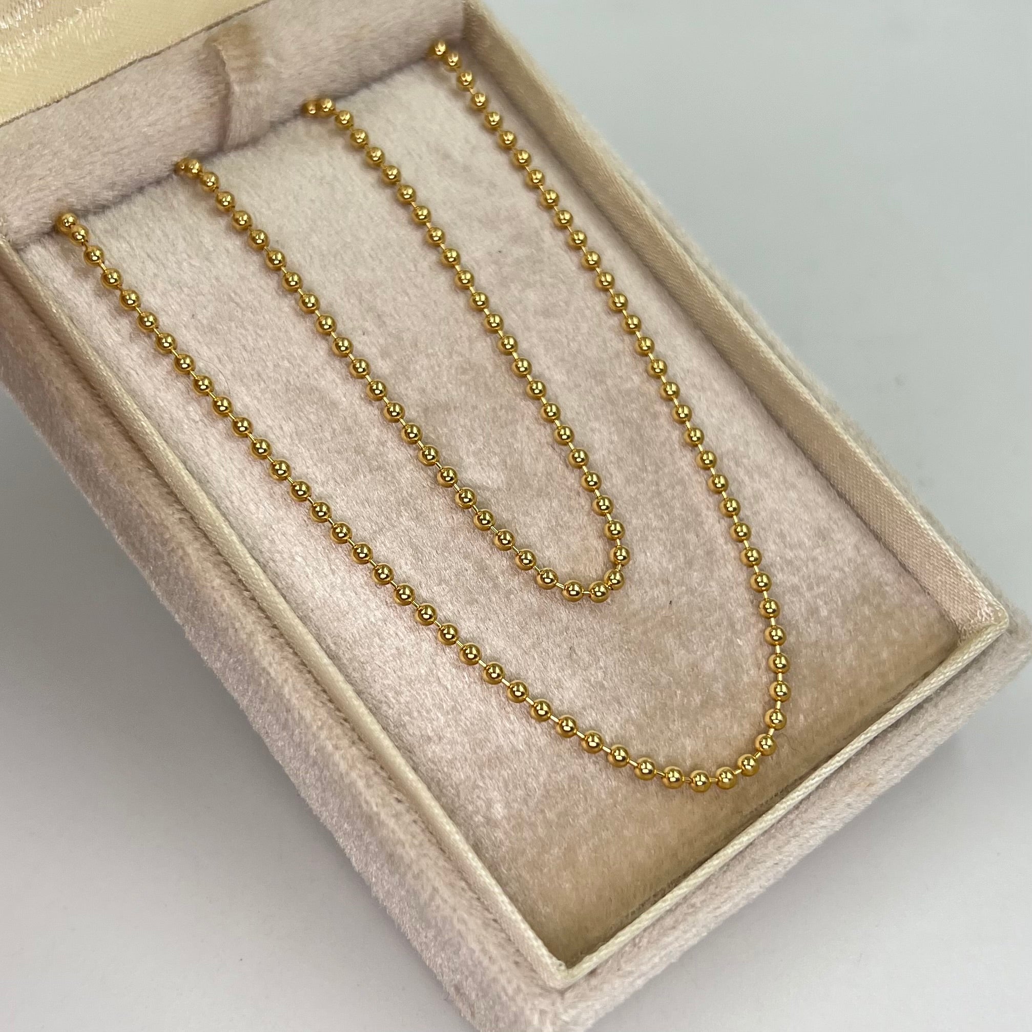 CADENA ITALY MILITAR ORO AMARILLO 18K 9,63 GR / 2,05 MM / 60 CM