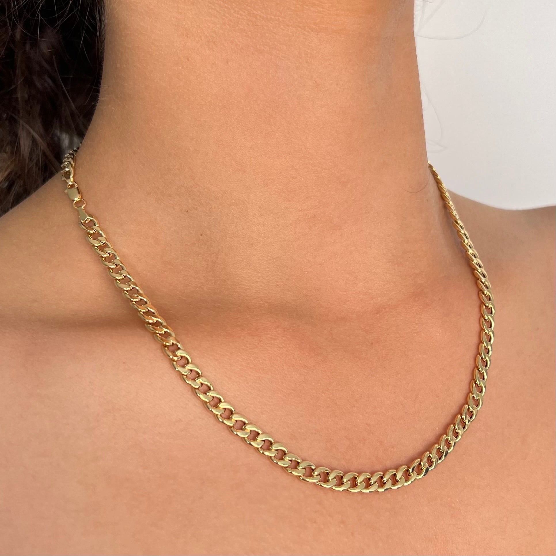 CADENA ITALY CUBANA  ORO AMARILLO 18K +2 / 5,87 GR / 5 MM / 50 CM
