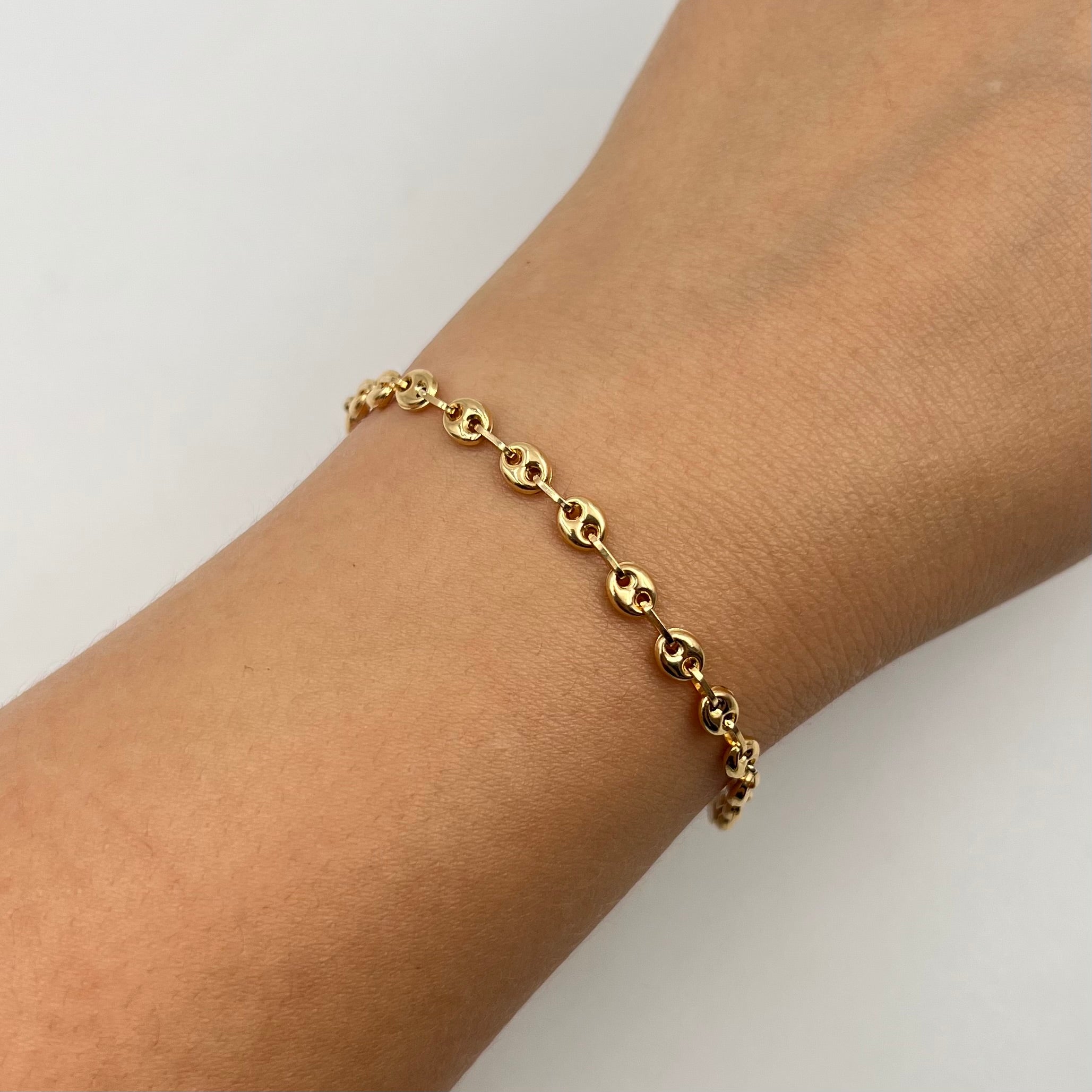 HERRAJE RETAZO GC  ORO AMARILLO 18K 1,3 GR / 10 CM