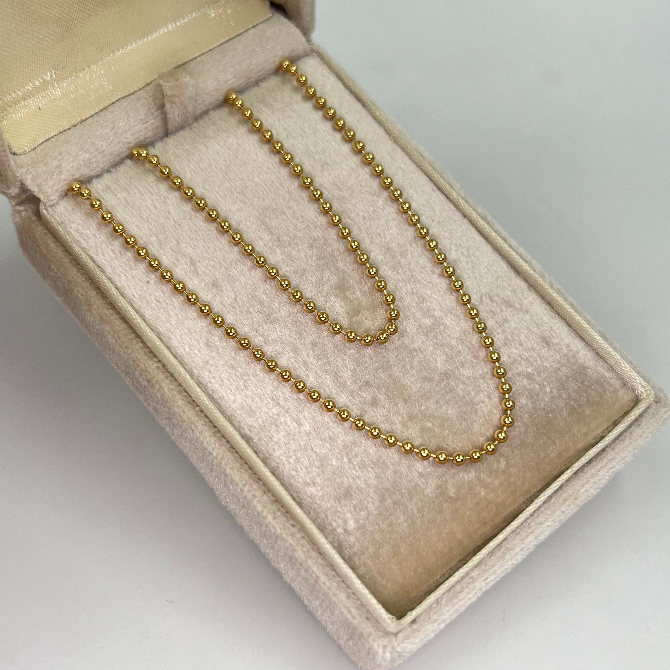 CADENA ITALY MILITAR ORO AMARILLO 18K 9,87 GR / 2,06 MM / 60 CM