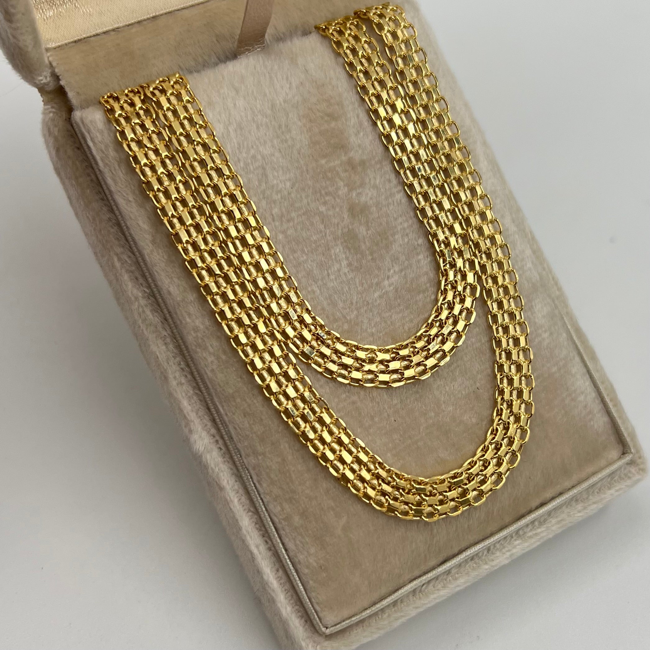 CADENA ITALY CHINA ORO AMARILLO 18K +3 / 13,05 GR / 6,4 MM / 60 CM