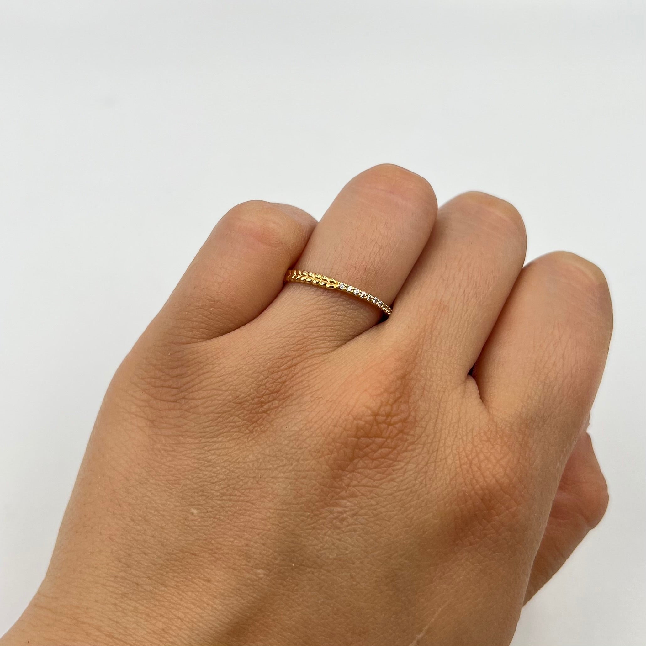 ANILLO CHURUMBELA  ORO AMARILLO 18K / TALLA 7/1/4 / 1,27 GR / 2 MM