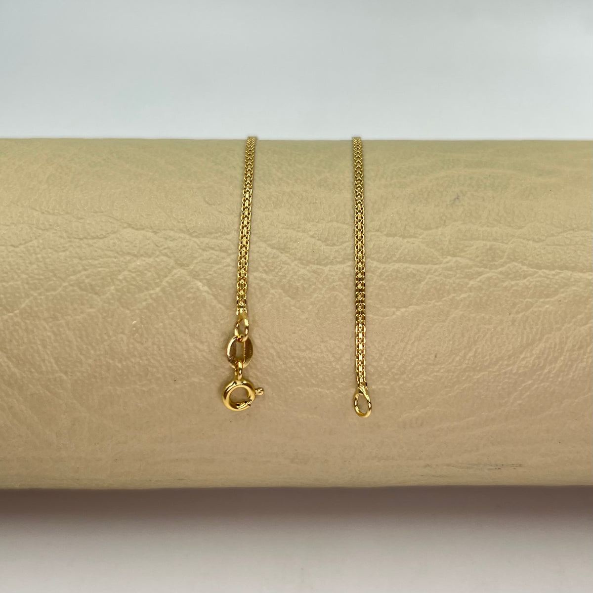 PULSO ITALY CHINO ORO AMARILLO 18K +3 / 1,20 GR / 1,5 MM / 18 CM