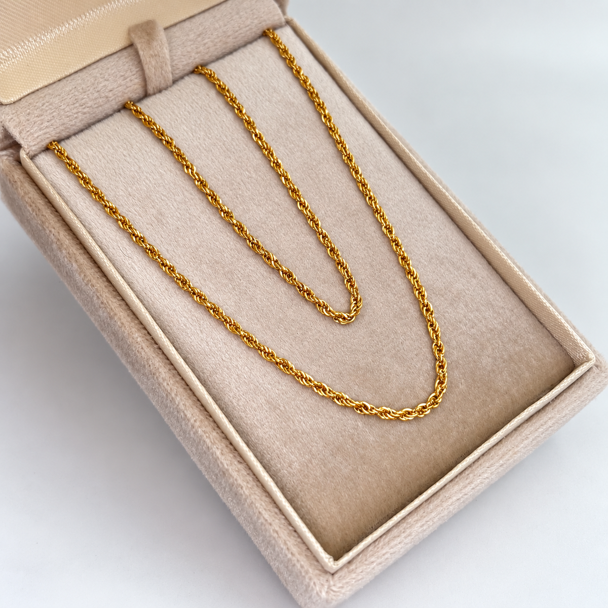 CADENA ITALY LAZO ORO AMARILLO 18K +3 / 2,06 GR / 1,9 MM / 55 CM