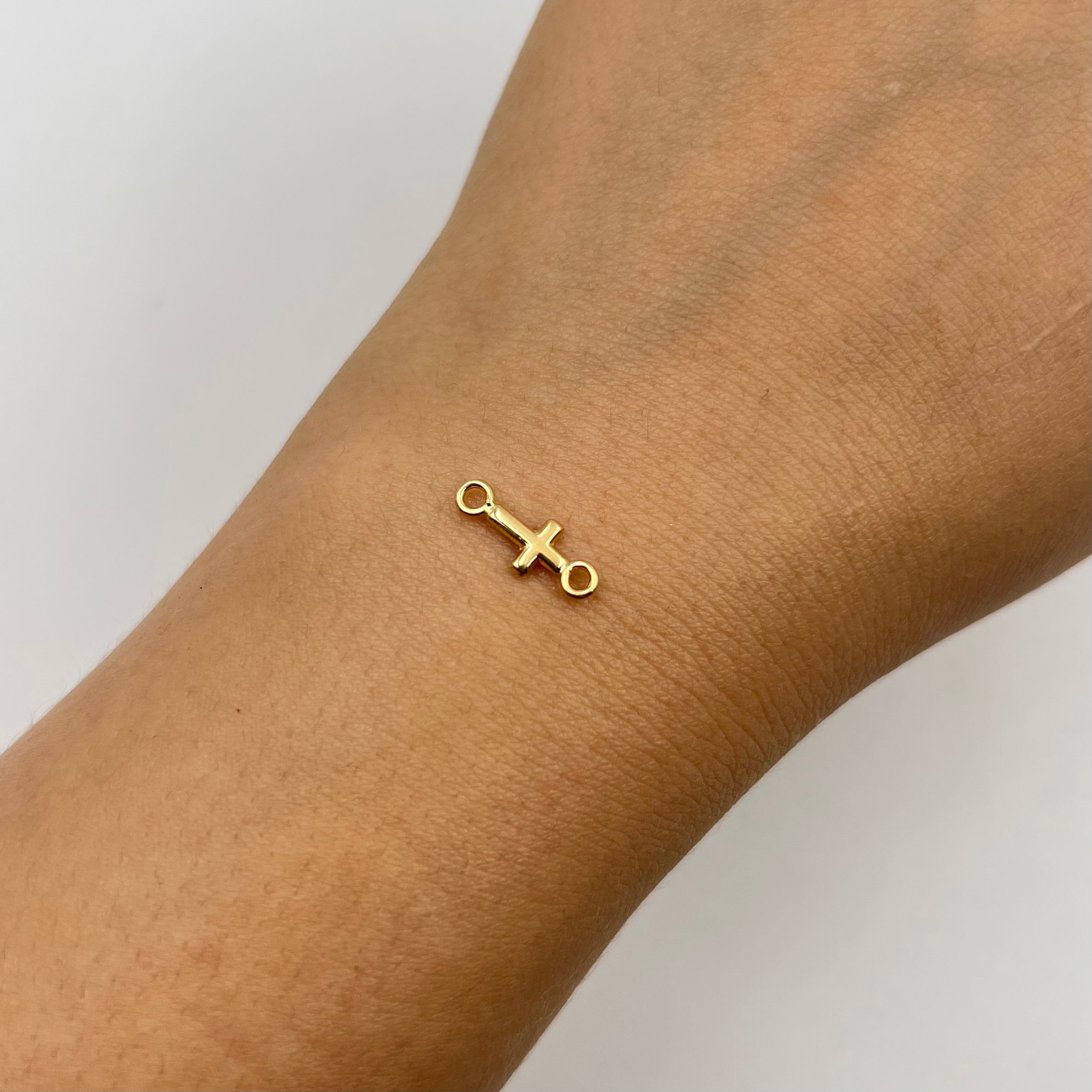 HERRAJE CRUZ ORO AMARILLO 18K 0,17 GR / 1,4 CM