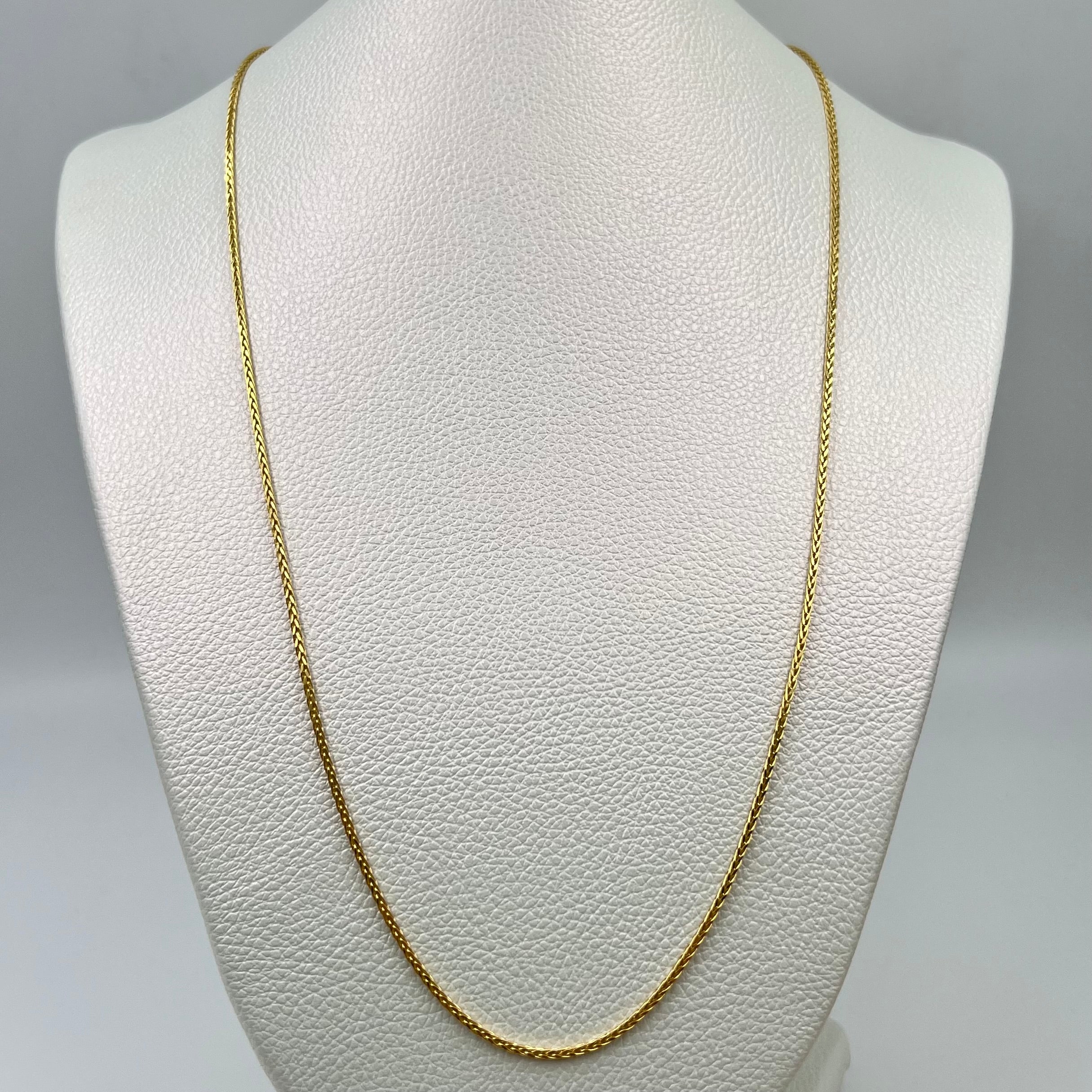 CADENA ITALY FRANCO ORO AMARILLO 18K +3 / 4,41 GR / 1,4 MM / 60 CM