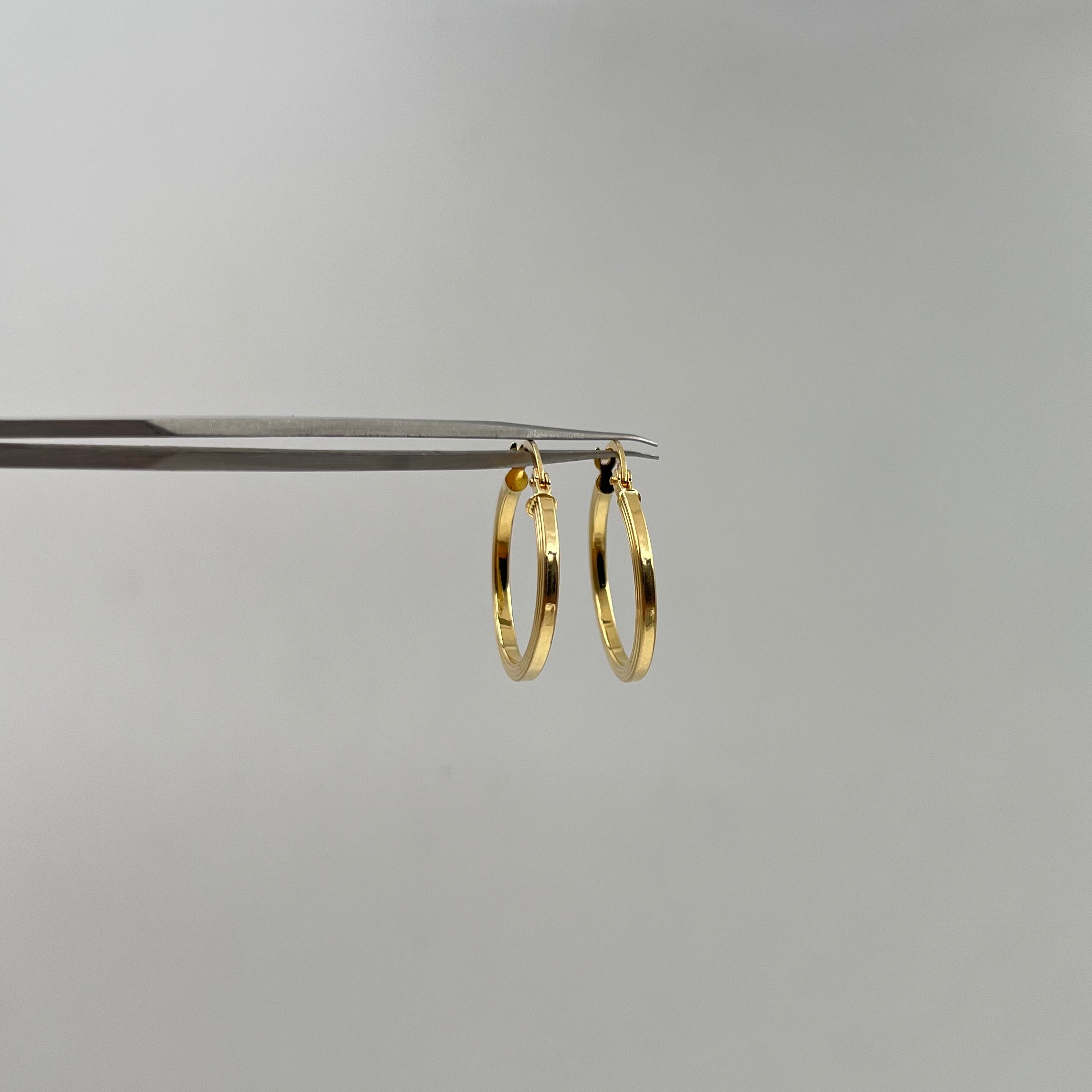 CANDONGA RAYADA  ORO AMARILLO 18K 1,84 GR / 2,2 CM