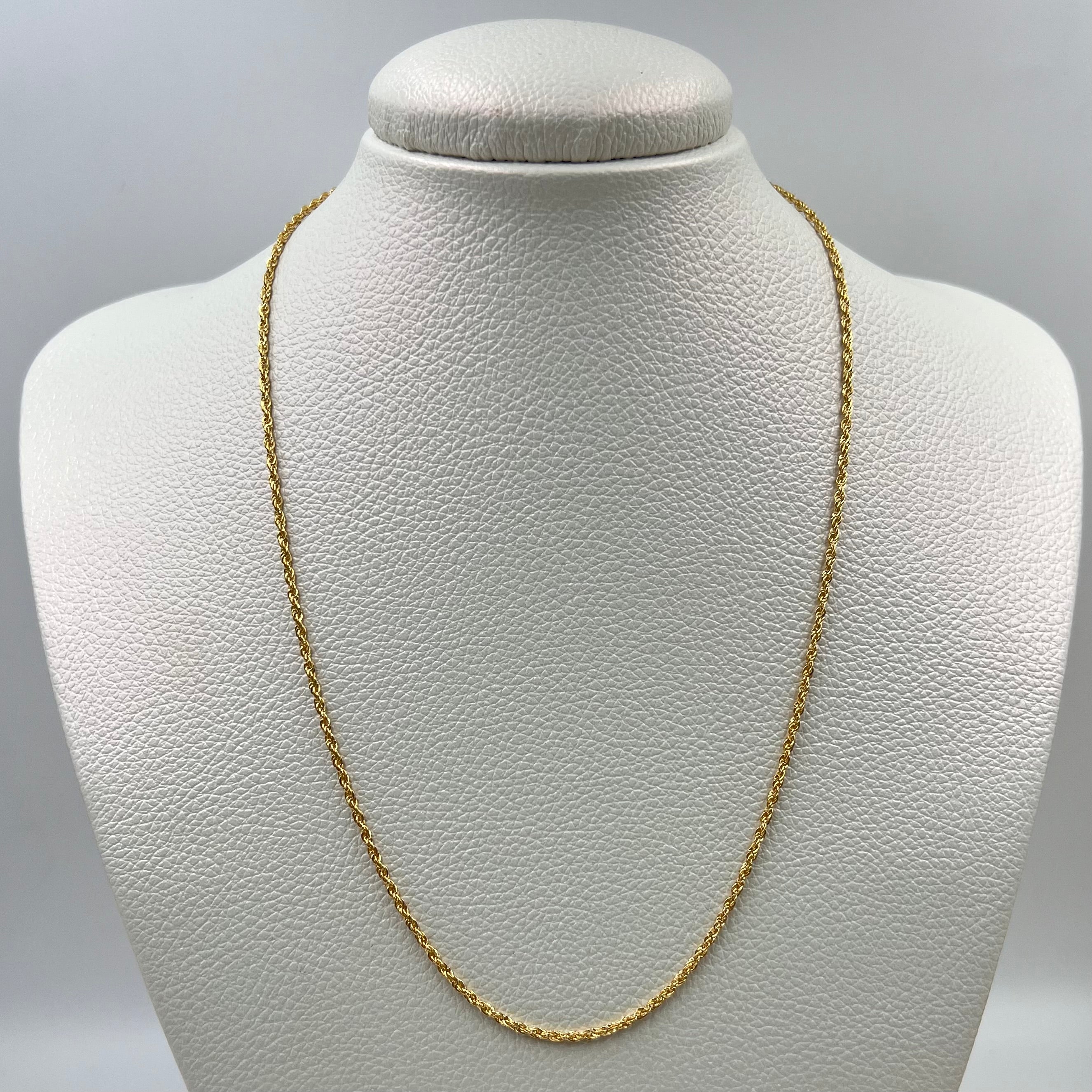 CADENA ITALY LAZO ORO AMARILLO 18K +3 / 1,58 GR / 1,67 MM / 45 CM