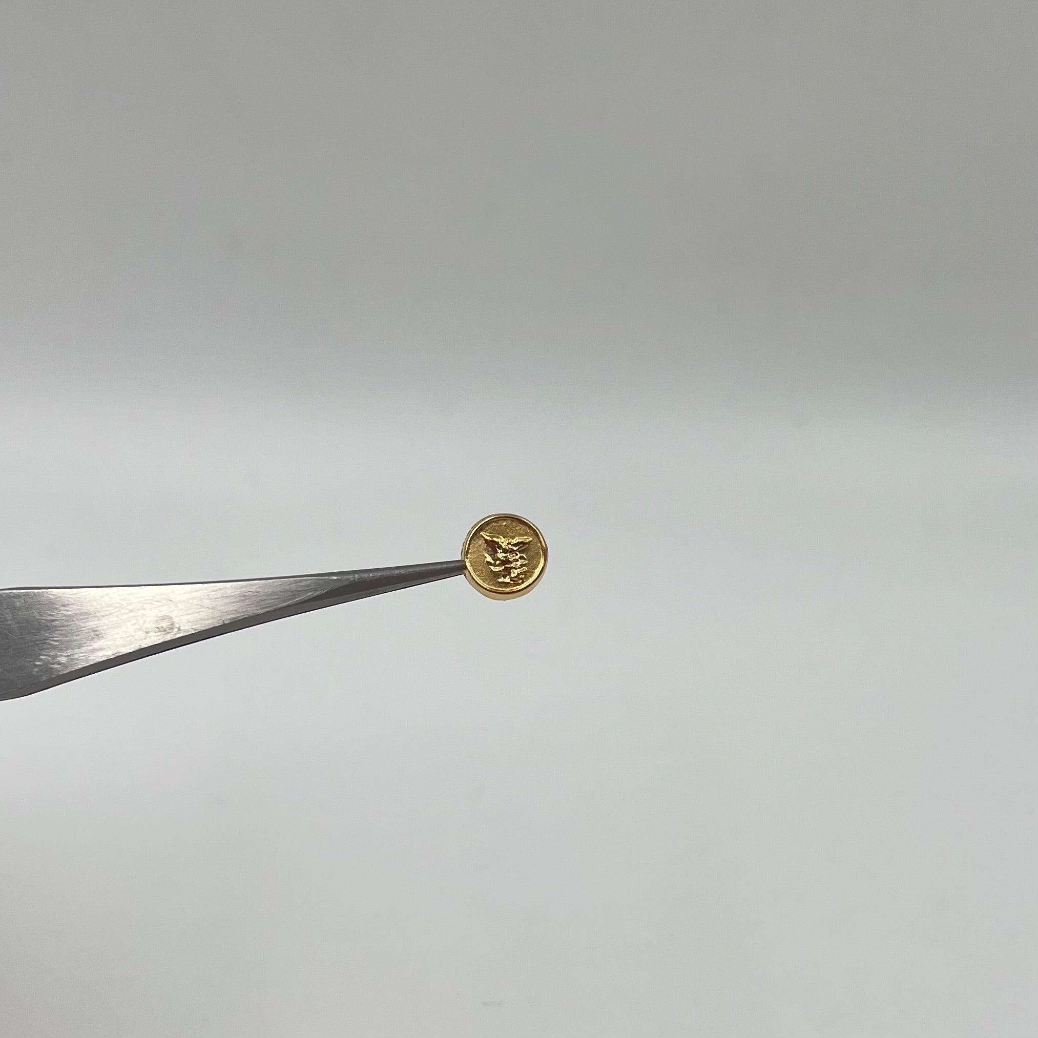 HERRAJE SAN MIGUEL ARCANGEL TAMBOR  ORO AMARILLO 18K 0,52 GR / 1 CM
