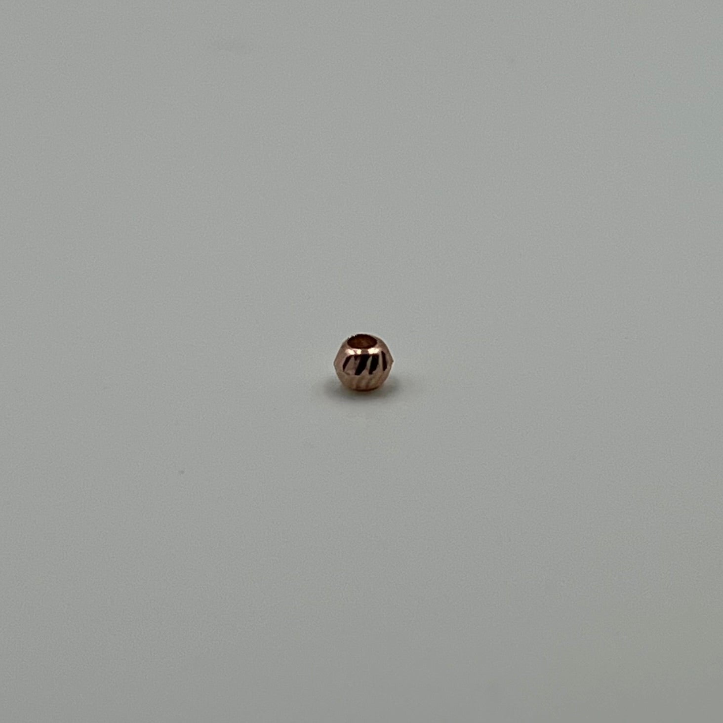 BOLA DIAMANTADA 3MM / NAC ORO ROSA