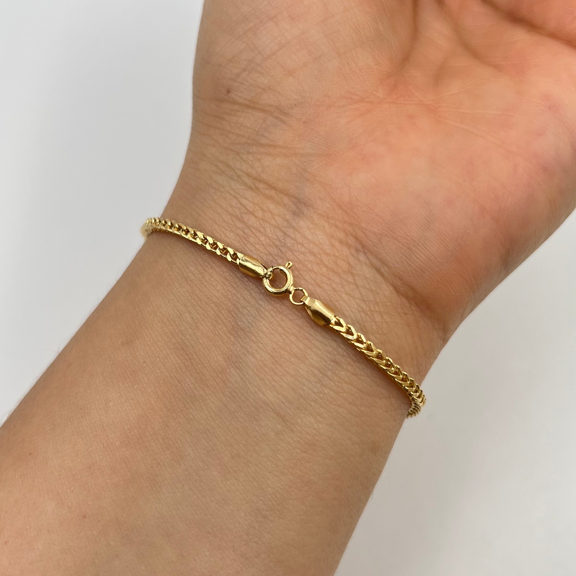 PULSO ITALY FRANCO ORO AMARILLO 18K +3 / 2,83 GR / 2 MM / 20 CM