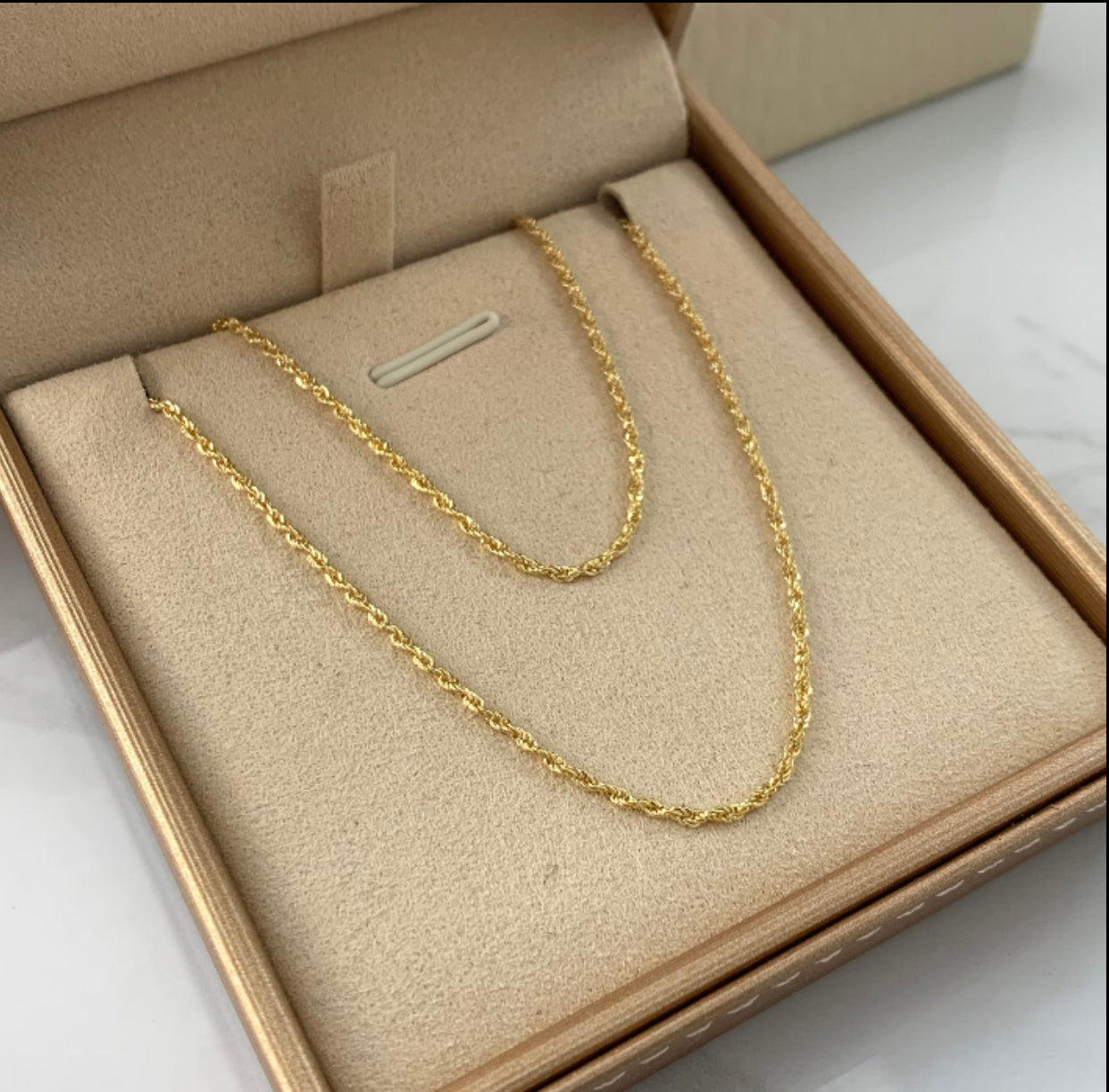 CADENA ITALY LAZO ORO AMARILLO 18K +3 / 0,95 GR / 1,1 MM / 50 CM