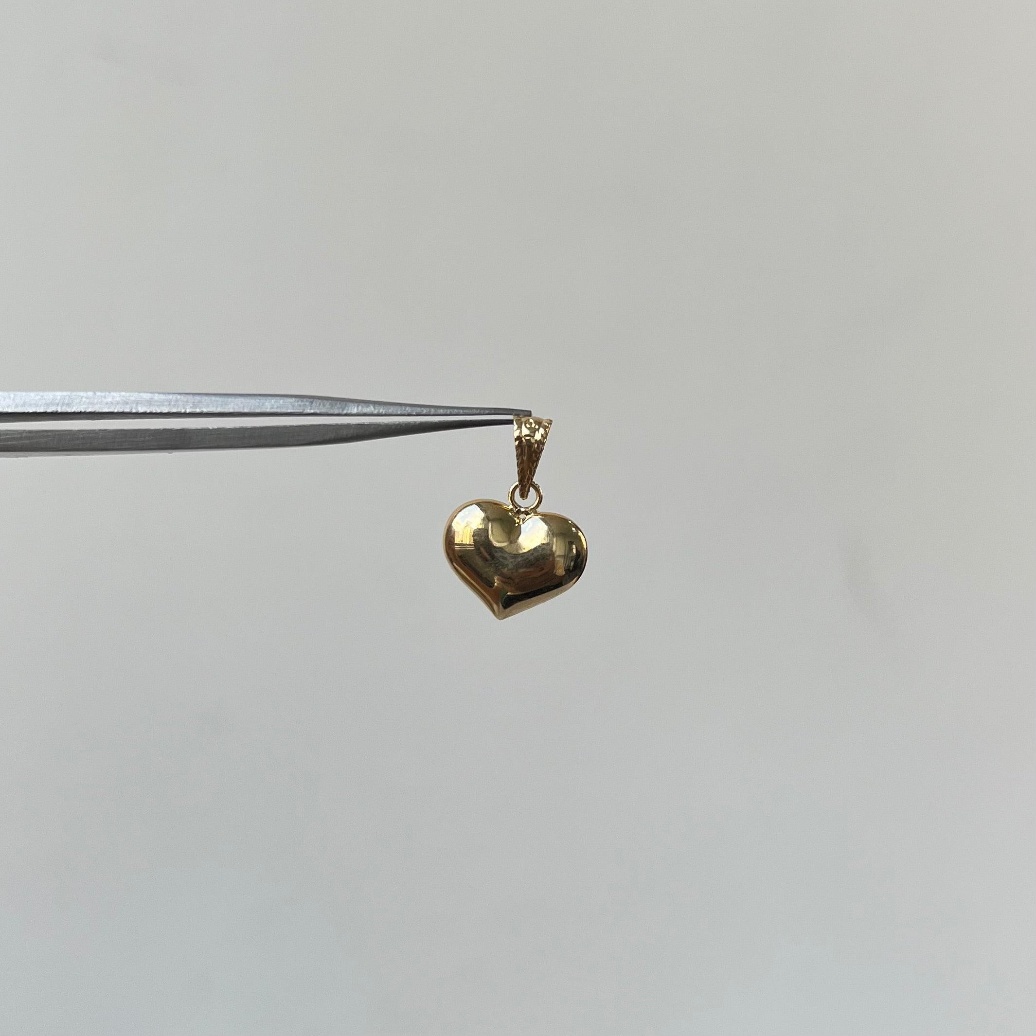 DIJE CORAZON  ORO AMARILLO 18K 0,6 GR / 12 MM / 1,1 CM