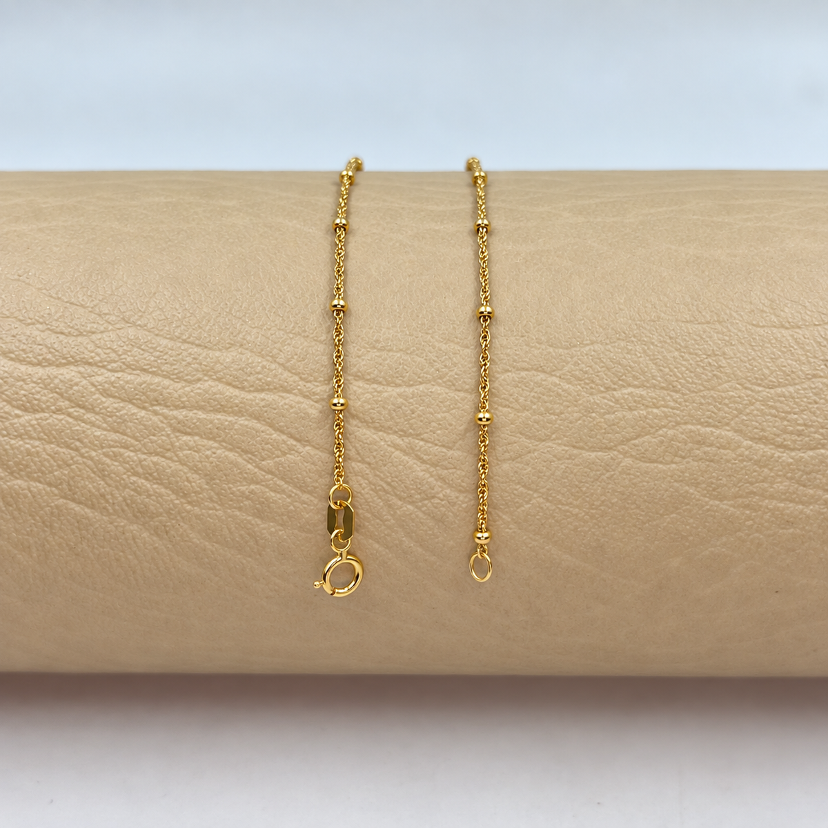 PULSO ITALY LAZO BOLA LISA ORO AMARILLO 18K +3 / 0,62 GR / 1,9 MM / 19 CM