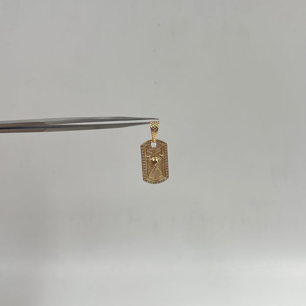 DIJE CALABERA TEXTURIZADA ORO AMARILLO 18K 2,34 GR / 12 MM / 2,1 CM