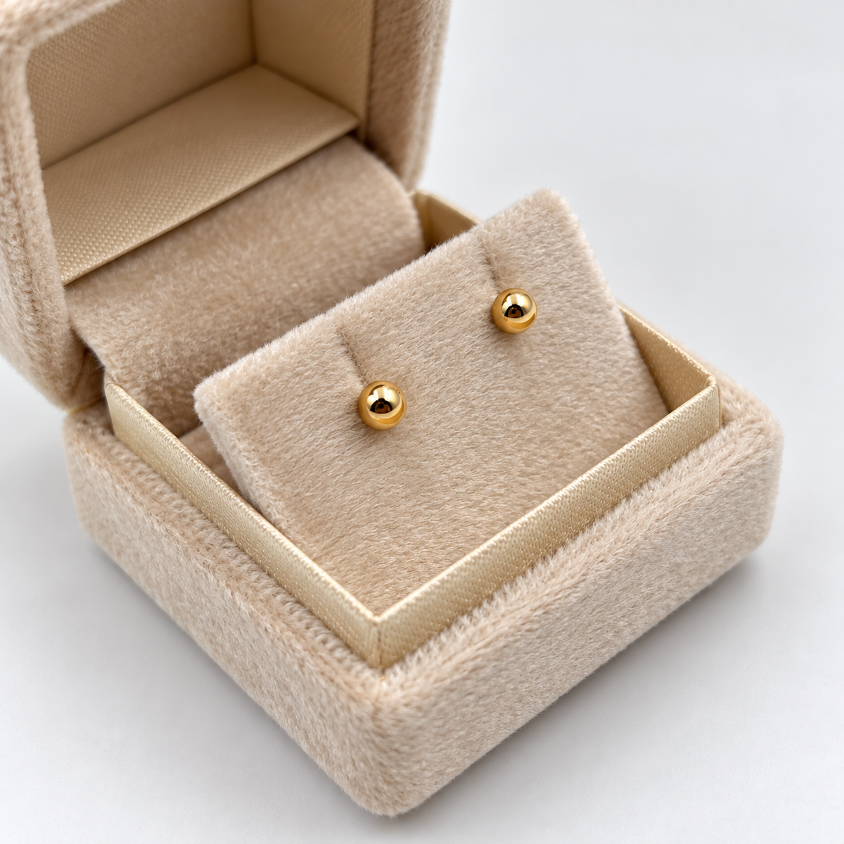 TOPOS BOLA LISA ORO AMARILLO 18K 0,74 GR / 4 MM