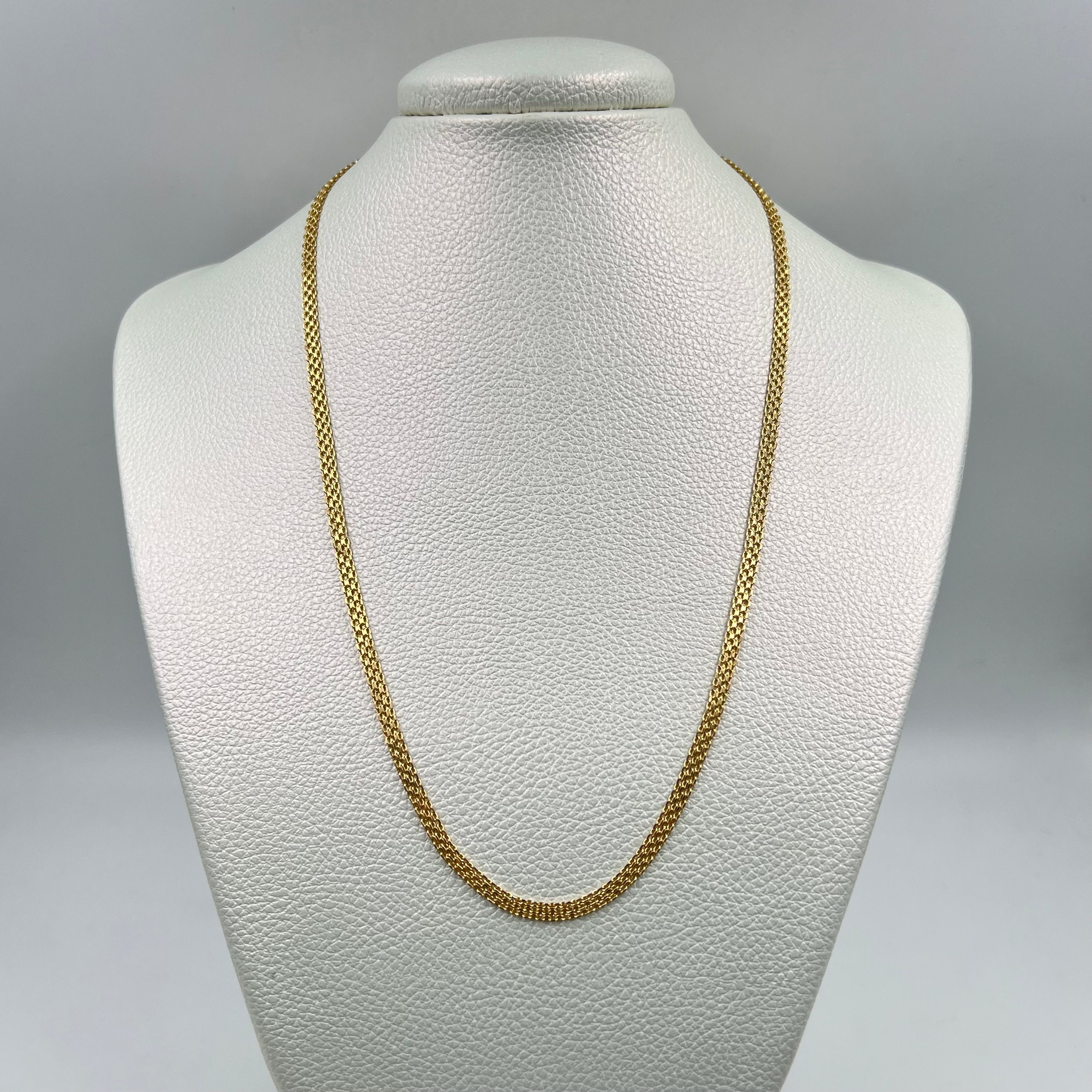 CADENA ITALY CHINA ORO AMARILLO 18K +1 / 4,7 GR / 3,4 MM / 50 CM