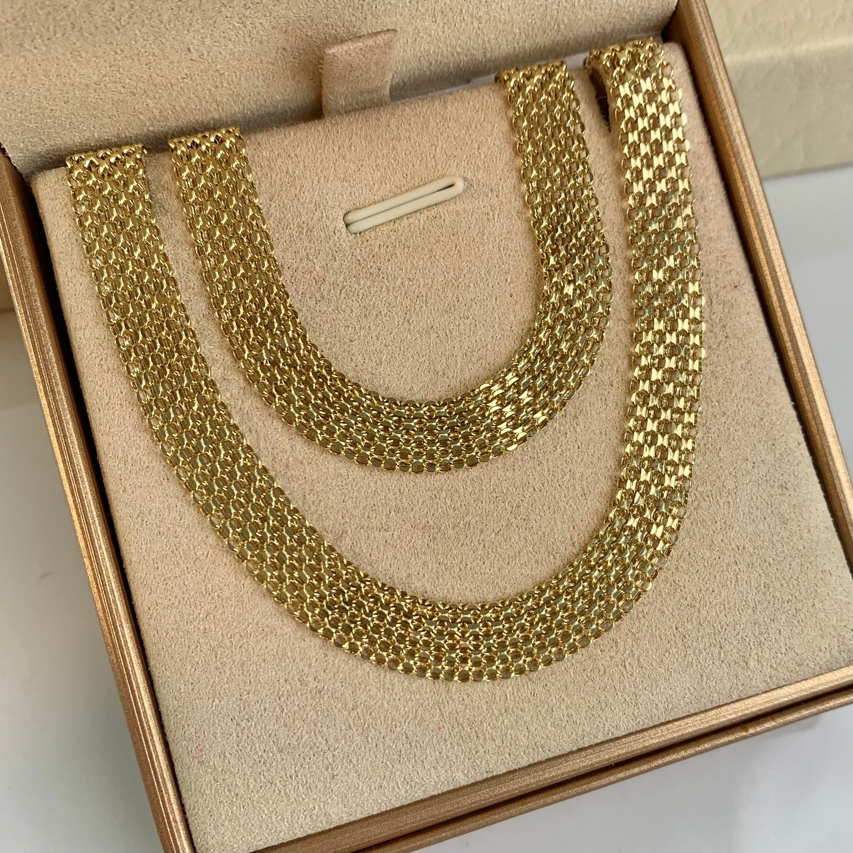 CADENA ITALY CHINA  ORO AMARILLO 18K 9.8 GR / 8 MM / 50 CM