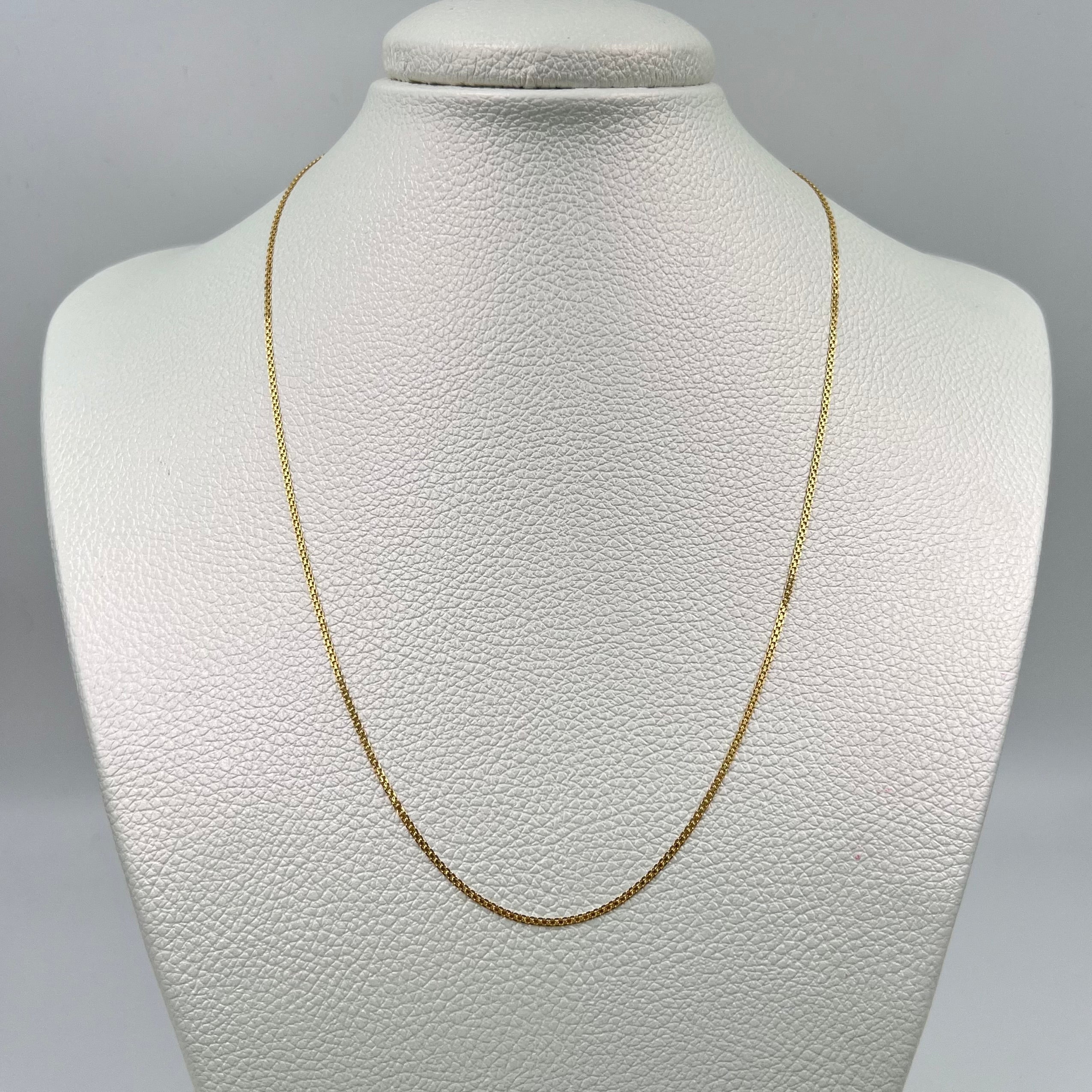 CADENA ITALY CHINA ORO AMARILLO 18K +3 / 2,55 GR / 1,4 MM / 45 CM
