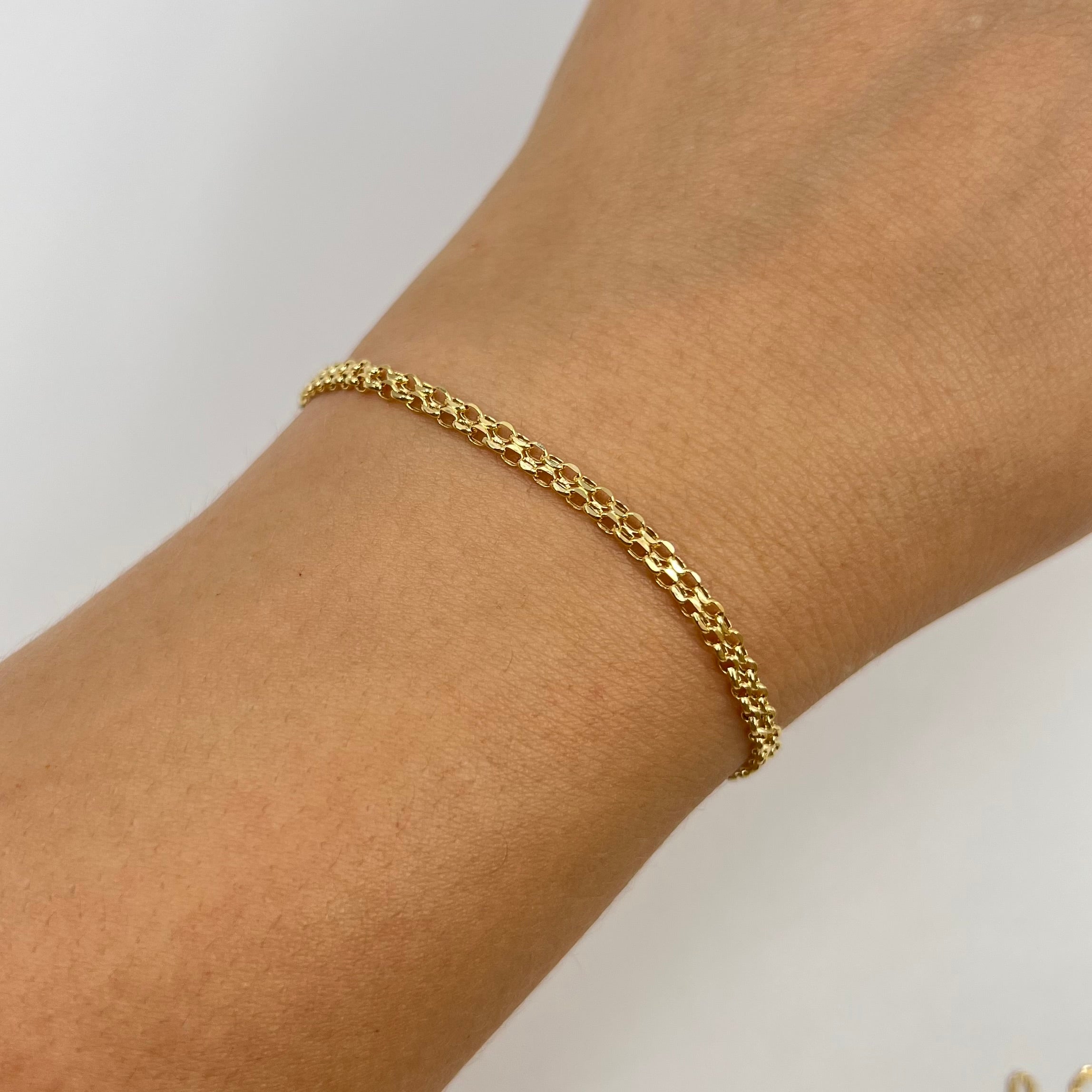 PULSO ITALY CHINO ORO AMARILLO 18K +3 / 1,48 GR / 2,8 MM / 19 CM