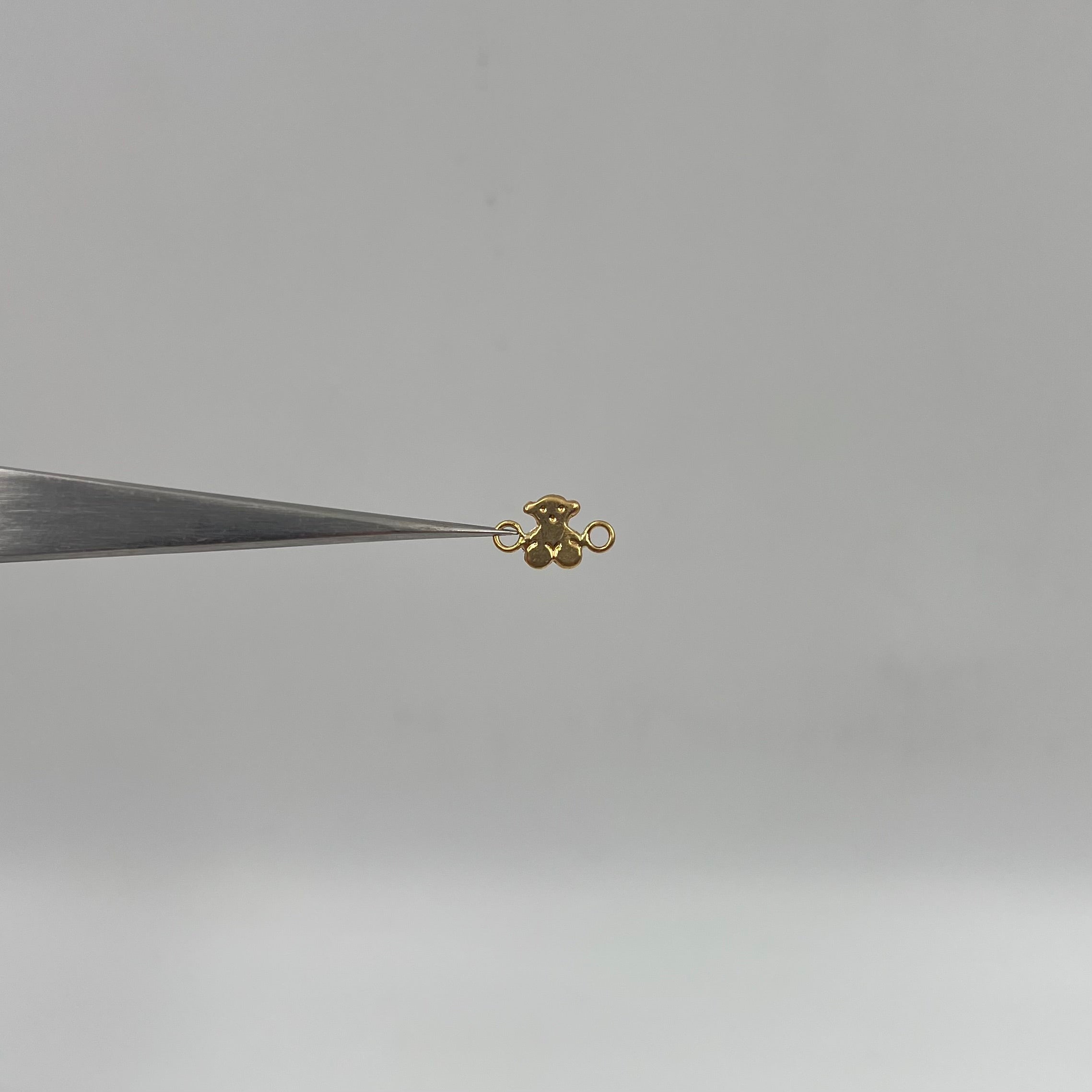 HERRAJE OSO  ORO AMARILLO 18K 0,21 GR / 1,1 CM