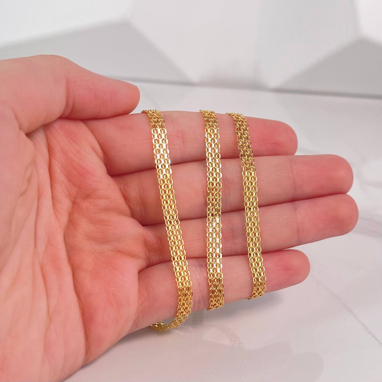 CADENA ITALY CHINA ORO AMARILLO 18K +3 / 8,4 GR / 4,2 MM / 60 CM