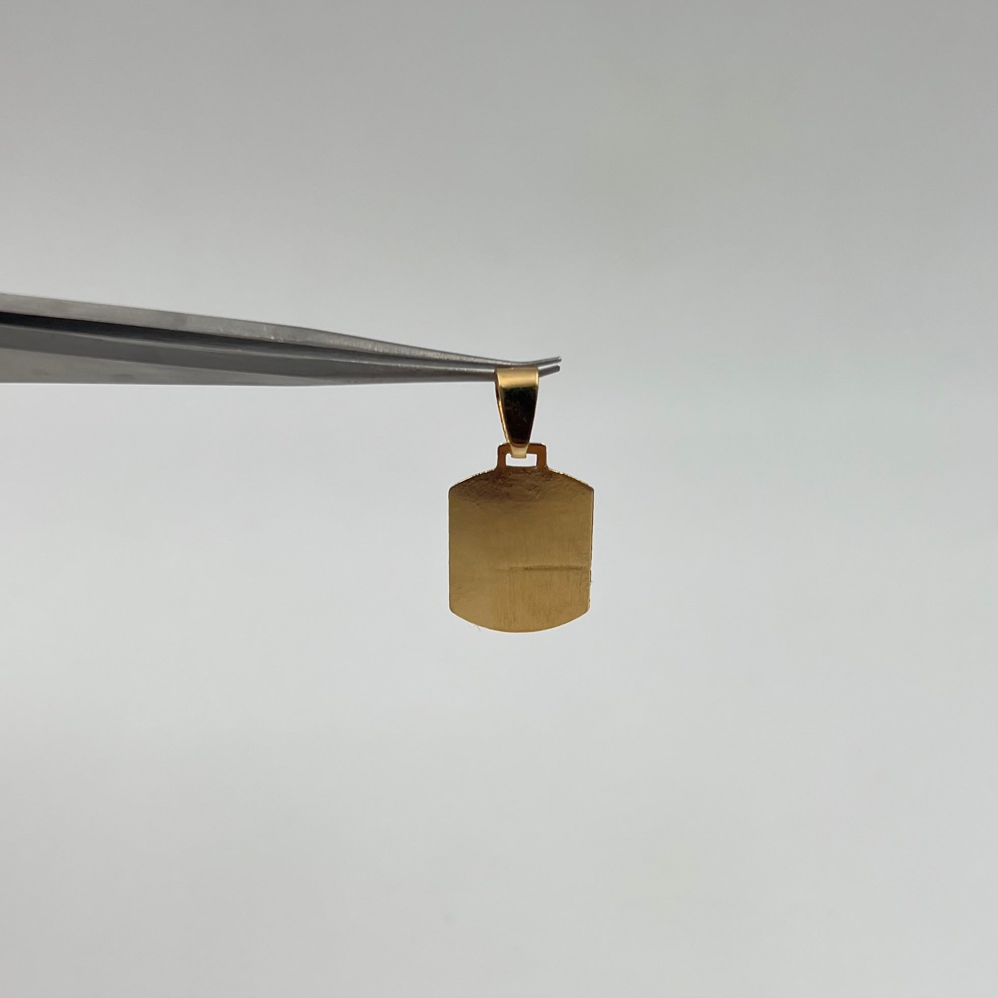 DIJE PLACA ORO AMARILLO 18K +2 / 0,71 GR / 12 MM / 1,8 CM
