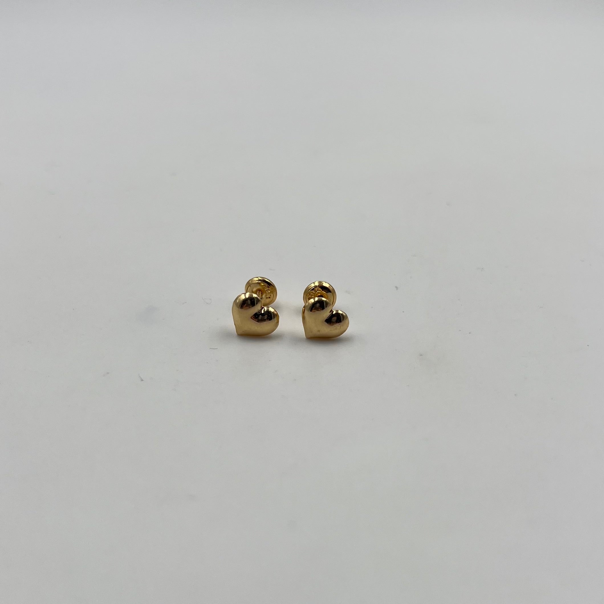 TOPOS CORAZON  ORO AMARILLO 18K 0,74 GR / 8 MM