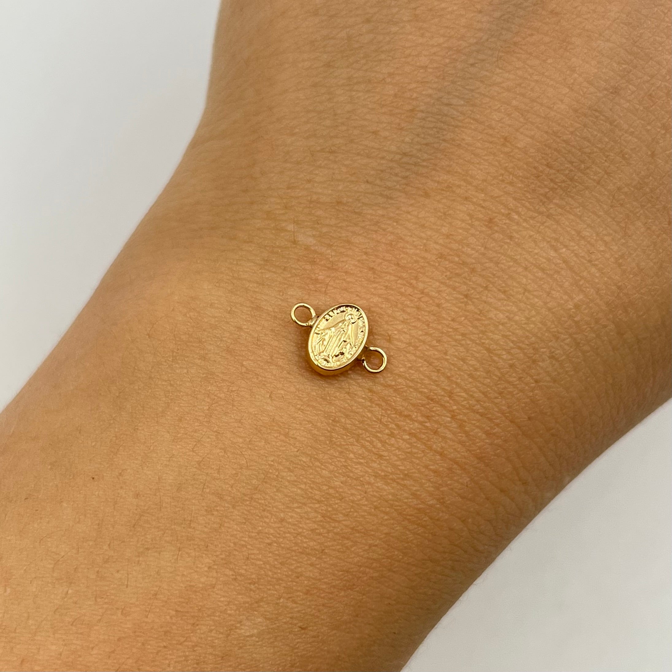 HERRAJE VIRGEN DE LA MILAGROSA  ORO AMARILLO 18K 0,25 GR / 1,1 CM
